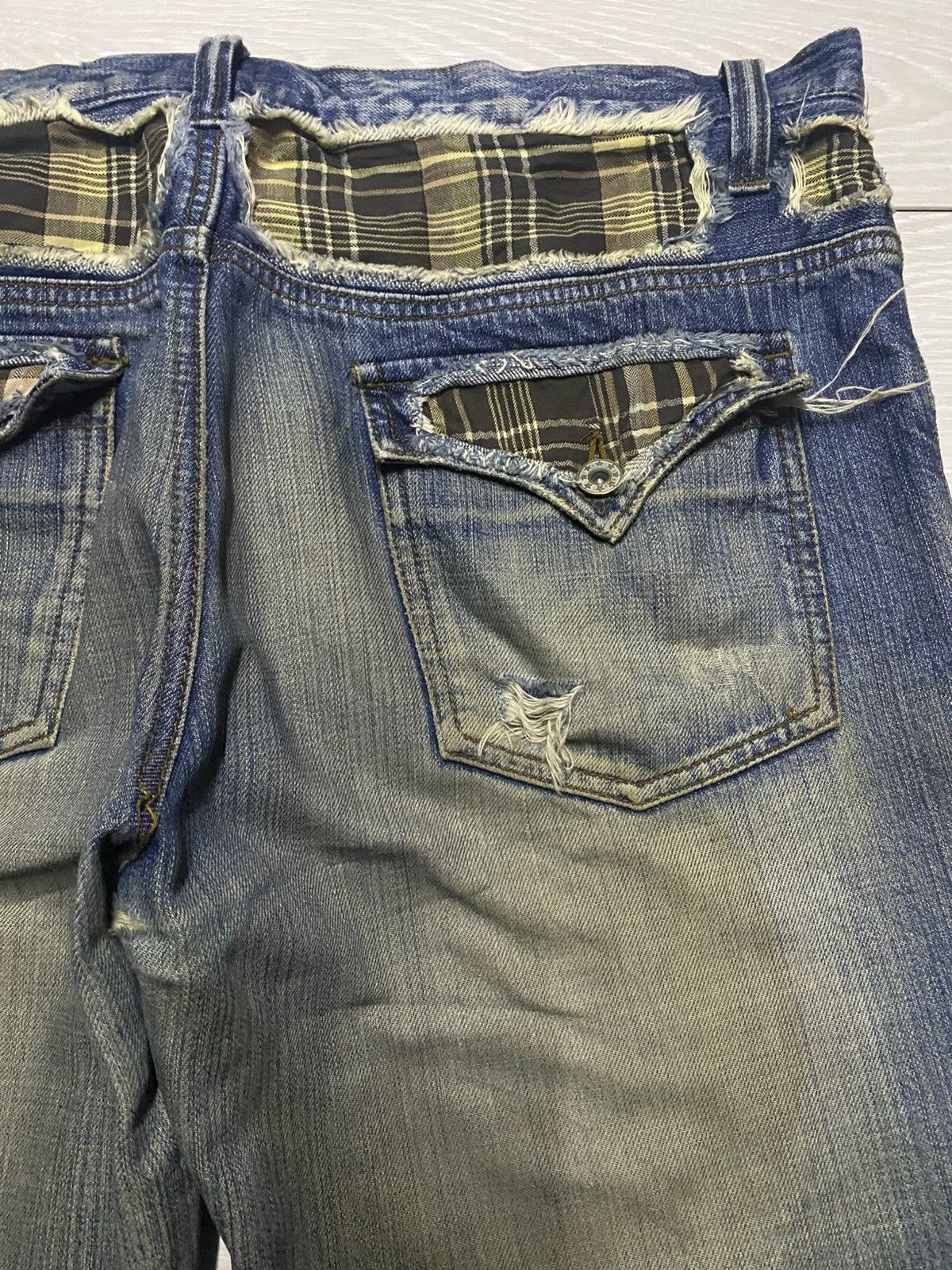 Japanese Brand Vintage Japanese Brand Beach Sound Distressed Baggy Jeans Size US 36 / EU 52 - 10 Thumbnail