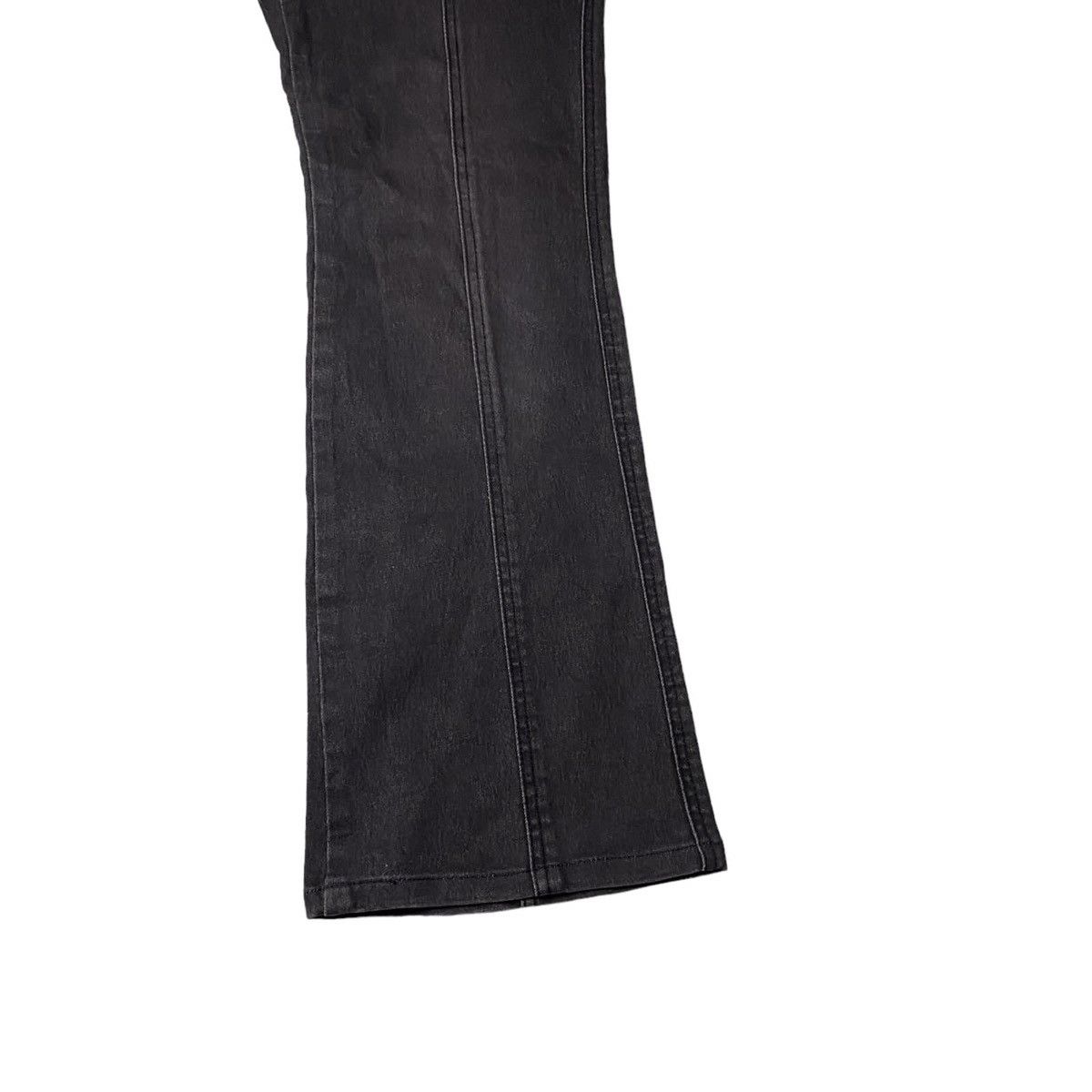 If Six Was Nine Flared Lowrise Washed Straight Cut Jeans Size US 28 / EU 44 - 5 Thumbnail