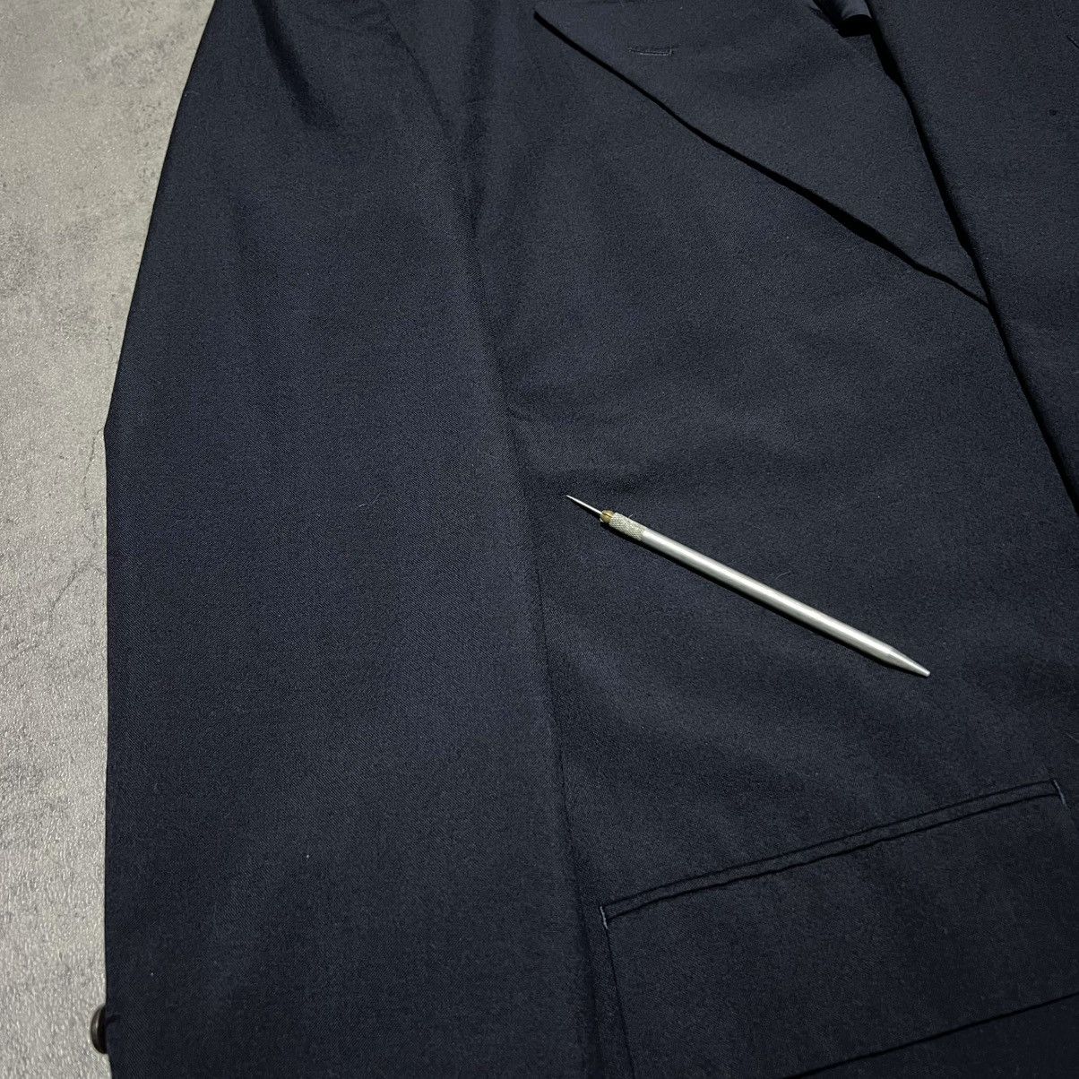 Comme des Garcons Homme 1989 Comme des Garçons Homme Double Breasted Wool Blazer Size 42L - 14 Thumbnail