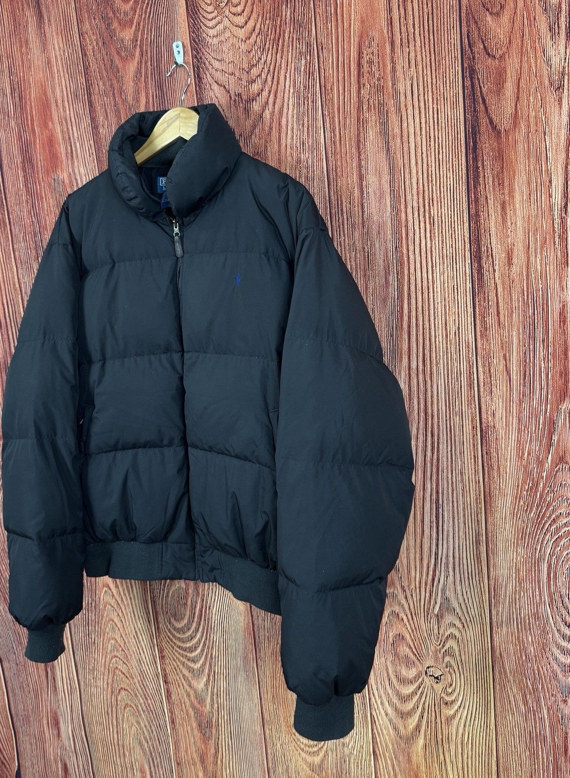 Polo Ralph Lauren Vintage Polo By Ralph Lauren Down Puffer Black Bomber Jacket Size US L / EU 52-54 / 3 - 3 Thumbnail
