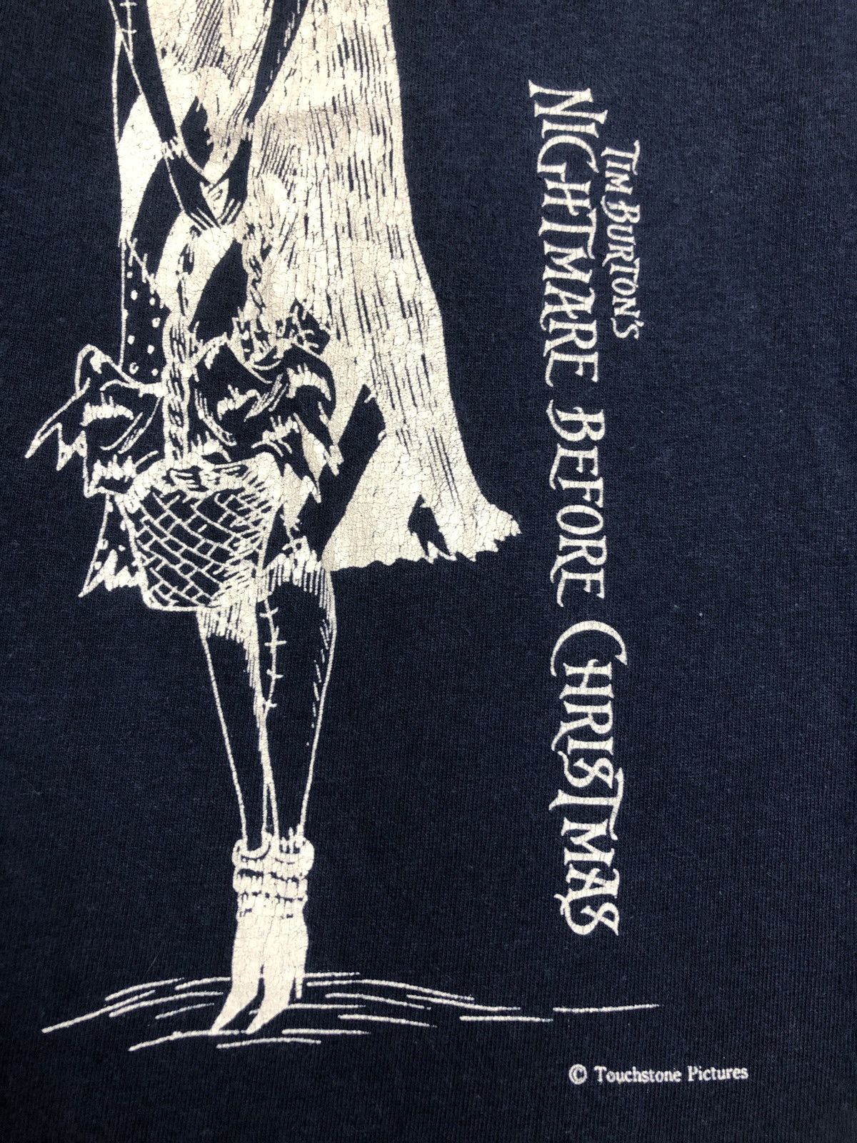 Vintage Vintage Nightmare Before Christmas Tim Burtons T-Shirt Size US M / EU 48-50 / 2 - 2 Thumbnail