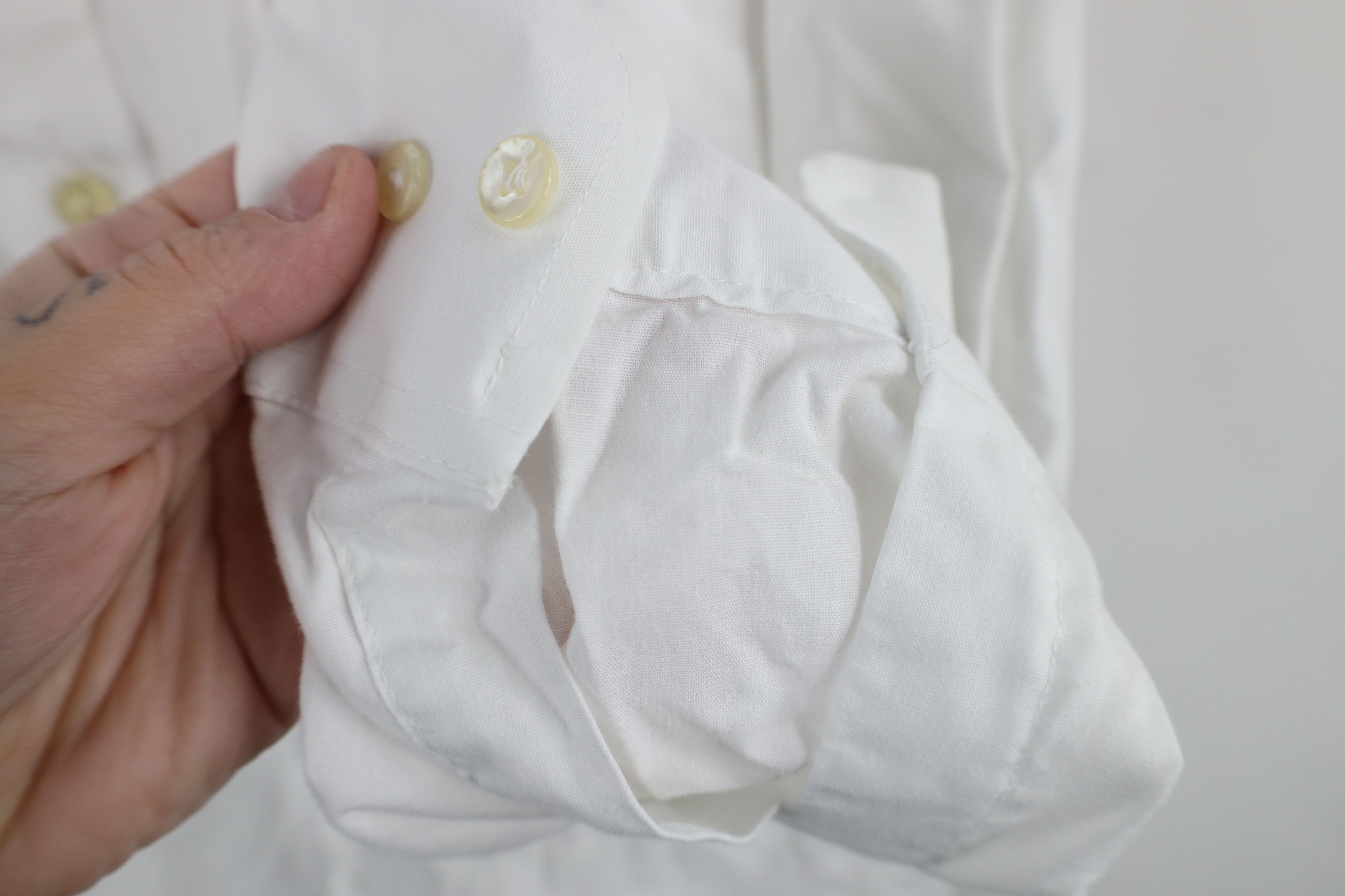 Vintage Vintage 70s Streetwear Sanforized Collared Button Shirt Size US S / EU 44-46 / 1 - 11 Thumbnail