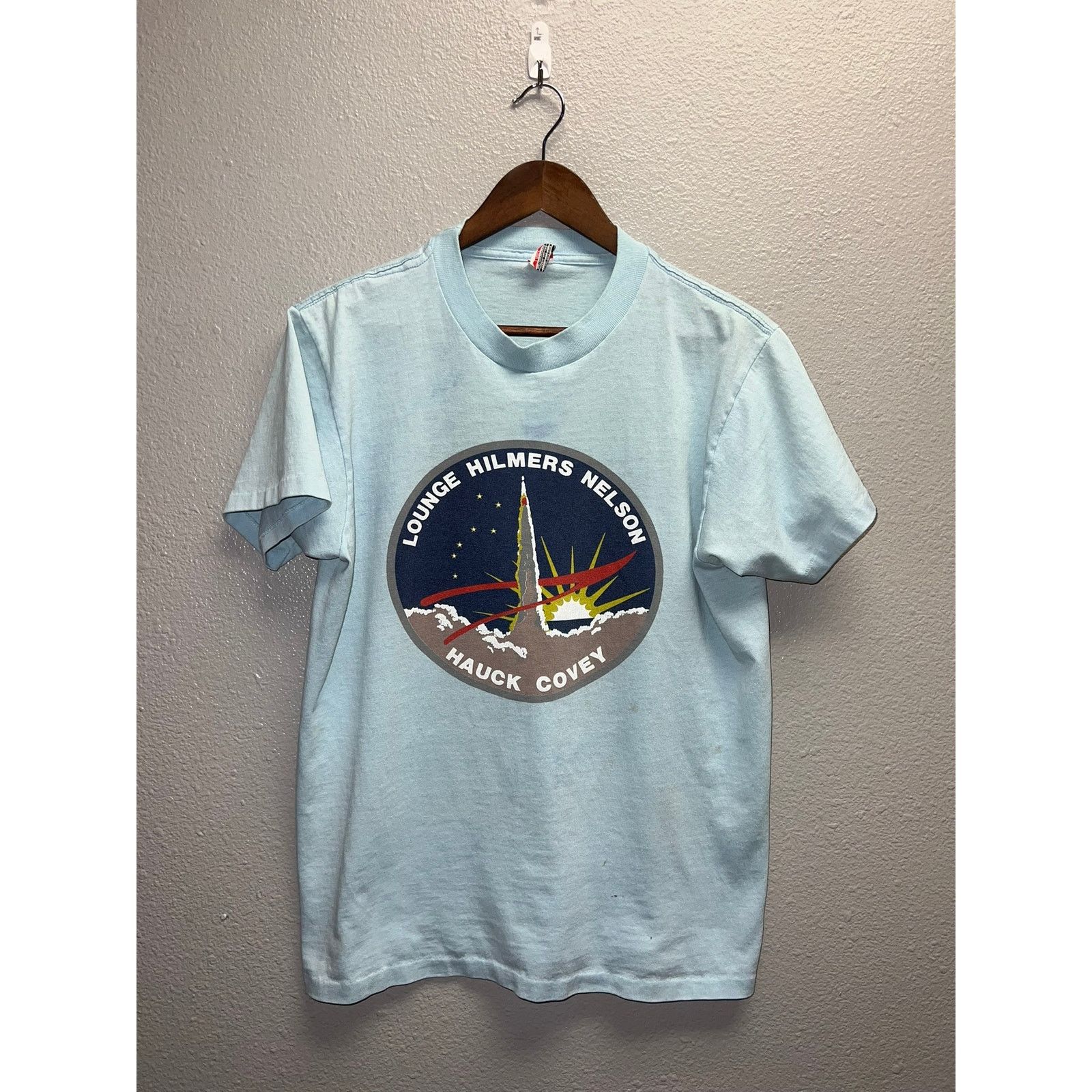 Vintage Vintage Nasa Discovery Shirt Lounge Hilmers Nelson Hauck M Size US M / EU 48-50 / 2 - 1 Thumbnail