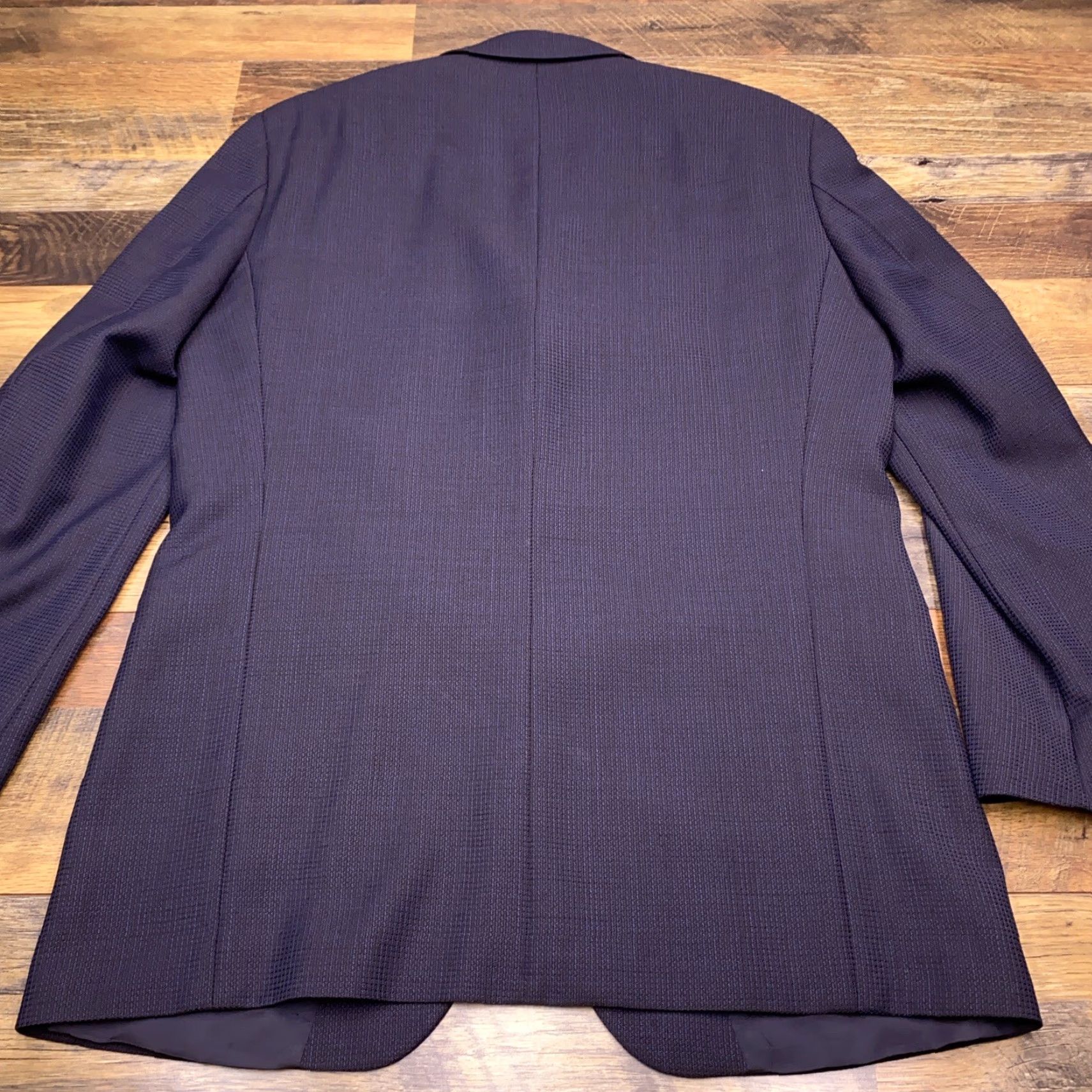 Hugo Boss VINTAGE Hugo Boss Blazer 40R Single-Breasted 3-Button Blue Wool Jacket Men Mens Regular Suit Coat Size 40R - 2 Thumbnail