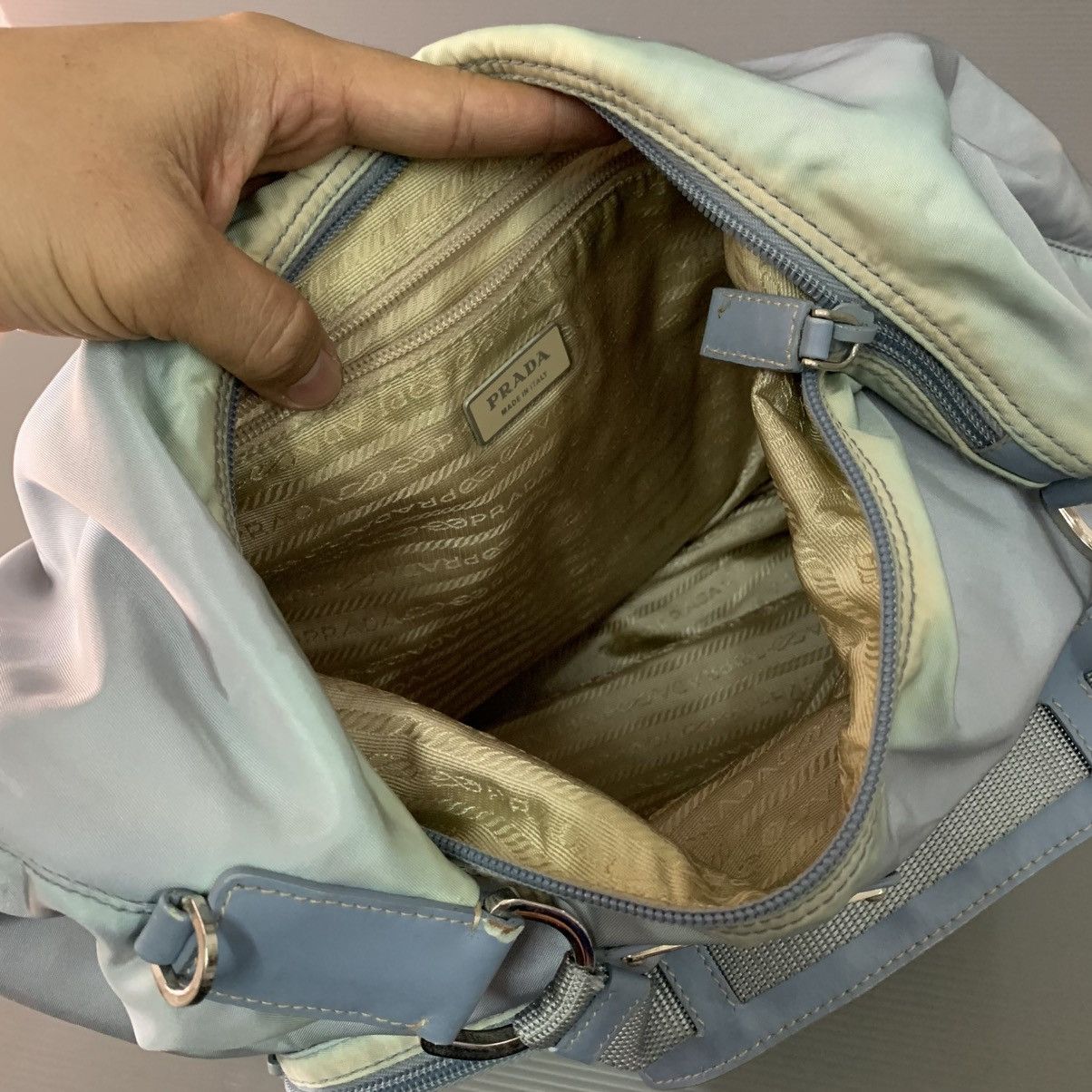 Prada Prada Nylon Large Hobo Bag Size ONE SIZE - 20 Thumbnail