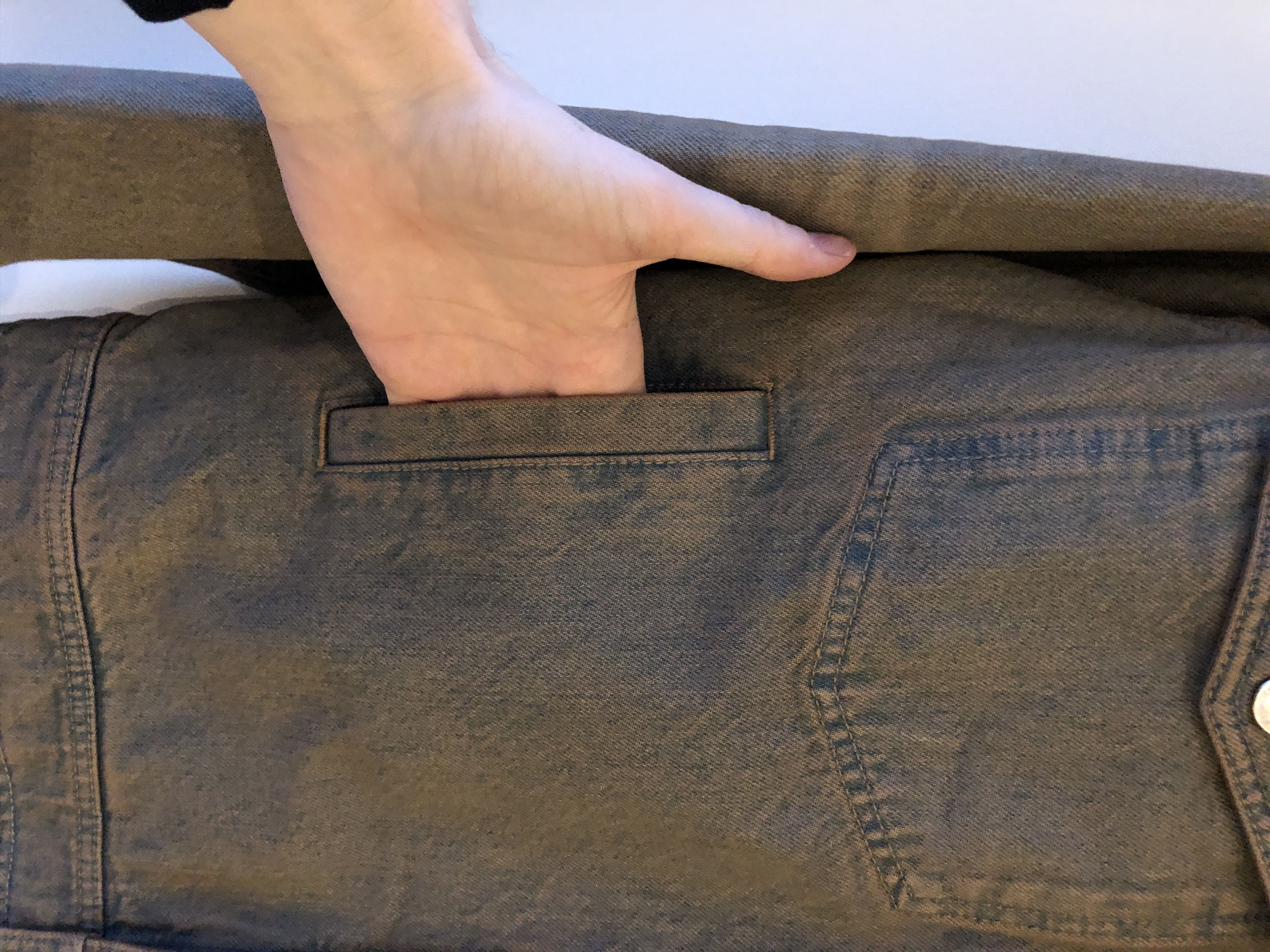 Acne Studios × Helmut Lang × Wood Wood NWOT $500 - Vintage Beige Denim Jacket Size US L / EU 52-54 / 3 - 9 Thumbnail