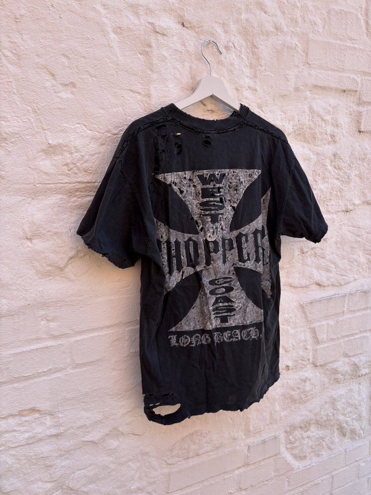 West Coast Choppers Super Distressed 90s West Coast Coppers shirt Size US L / EU 52-54 / 3 - 1 Thumbnail