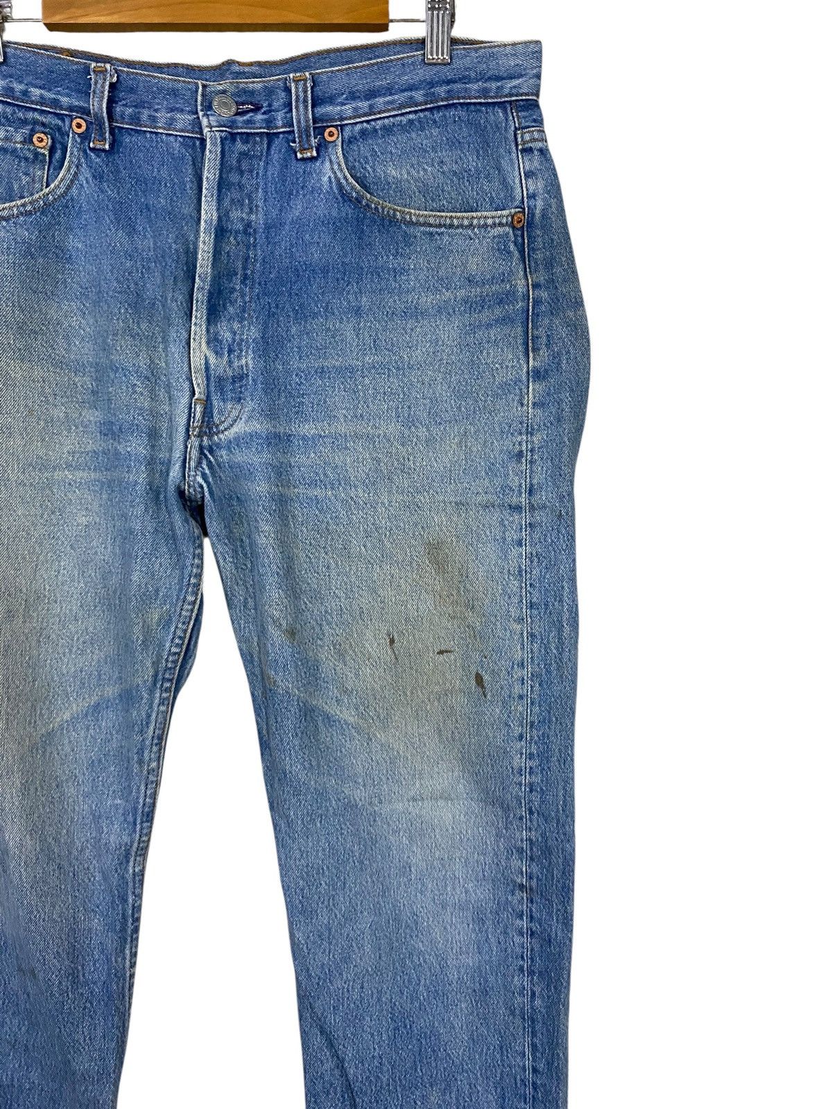 Levi's Vintage levis 80s denim distressed very rare Size US 34 / EU 50 - 5 Thumbnail