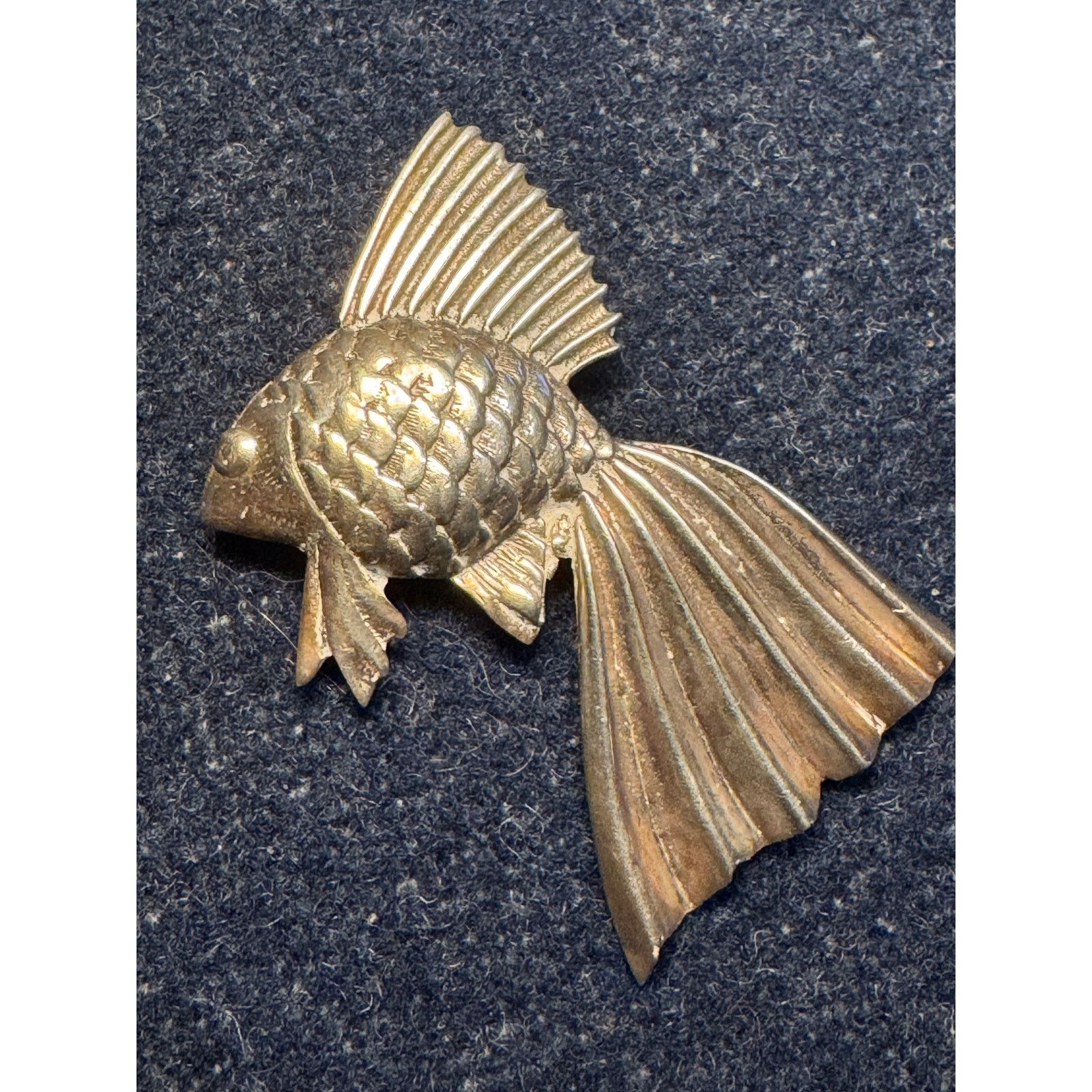 Other 925 Sterling Tested 17grams Koi Fish Brooch Size ONE SIZE - 1 Thumbnail