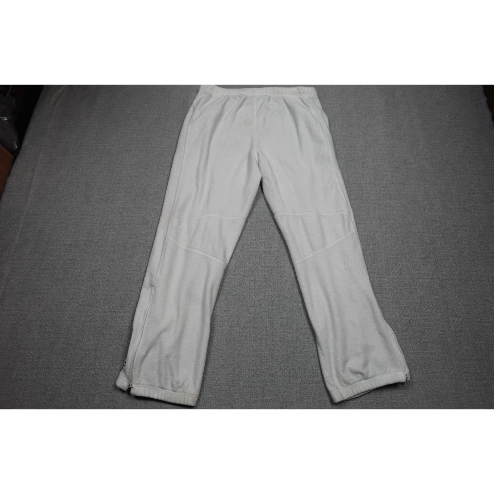 Nike VINTAGE Nike Pants Men XL White Sweatpants Lounge Sherpa Fleece Silver Tag Size US 36 / EU 52 - 5 Thumbnail