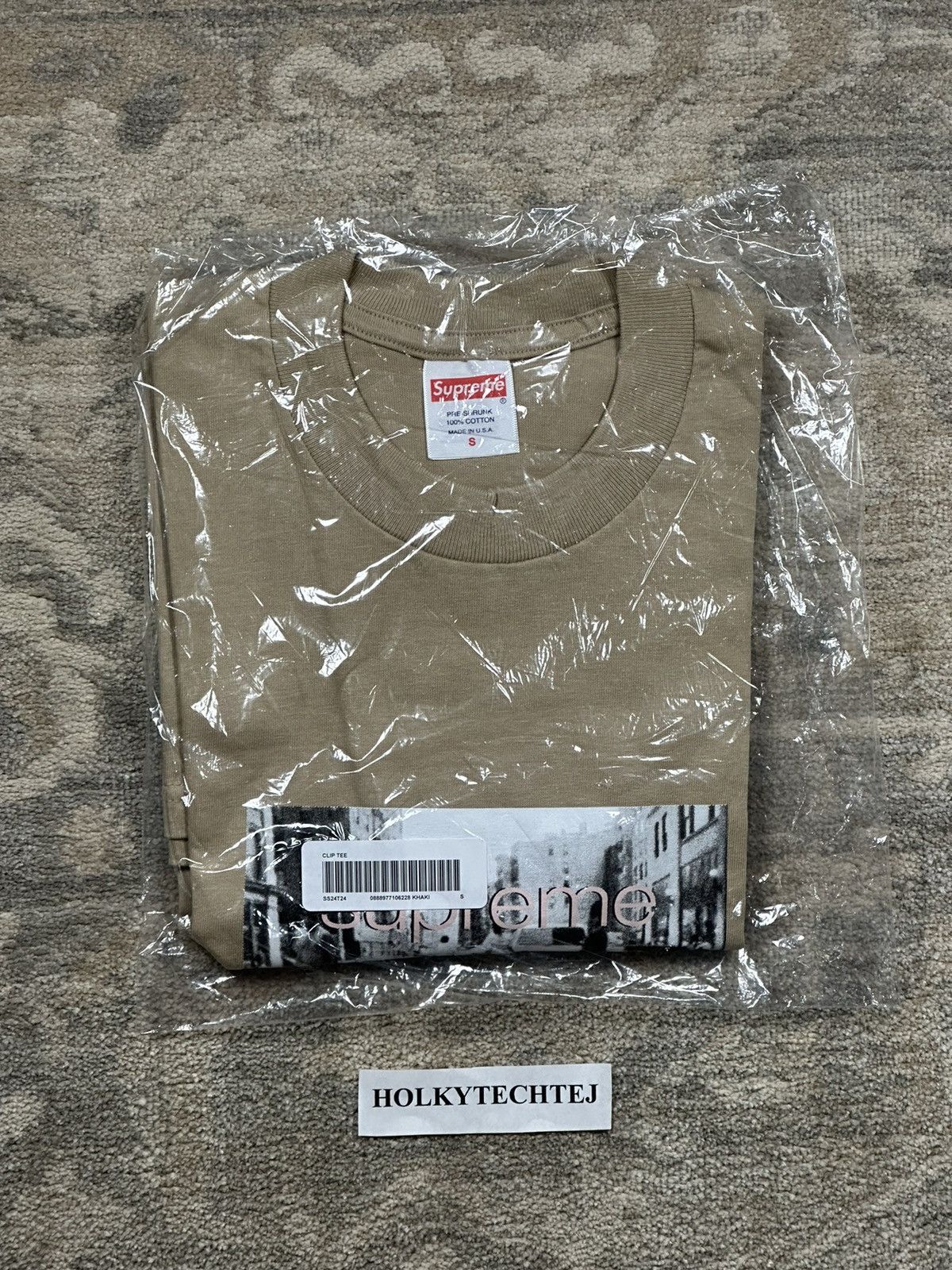 Supreme Supreme Crew 96 Tee - Khaki - S - SS24 Size US S / EU 44-46 / 1 - 2 Thumbnail