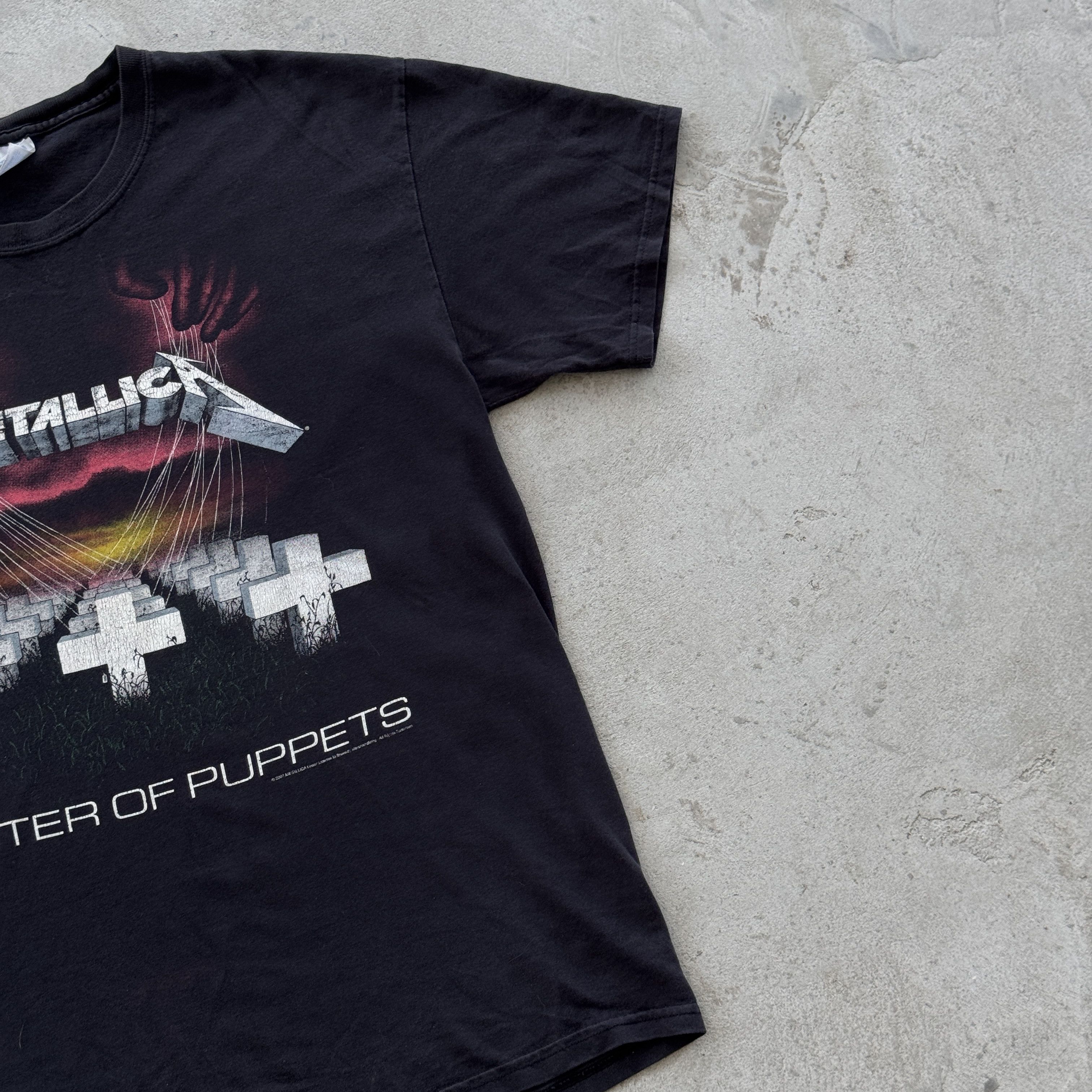 Metallica Vintage 90s Metallica Master of Puppets Metal Band Tee Size US L / EU 52-54 / 3 - 3 Thumbnail