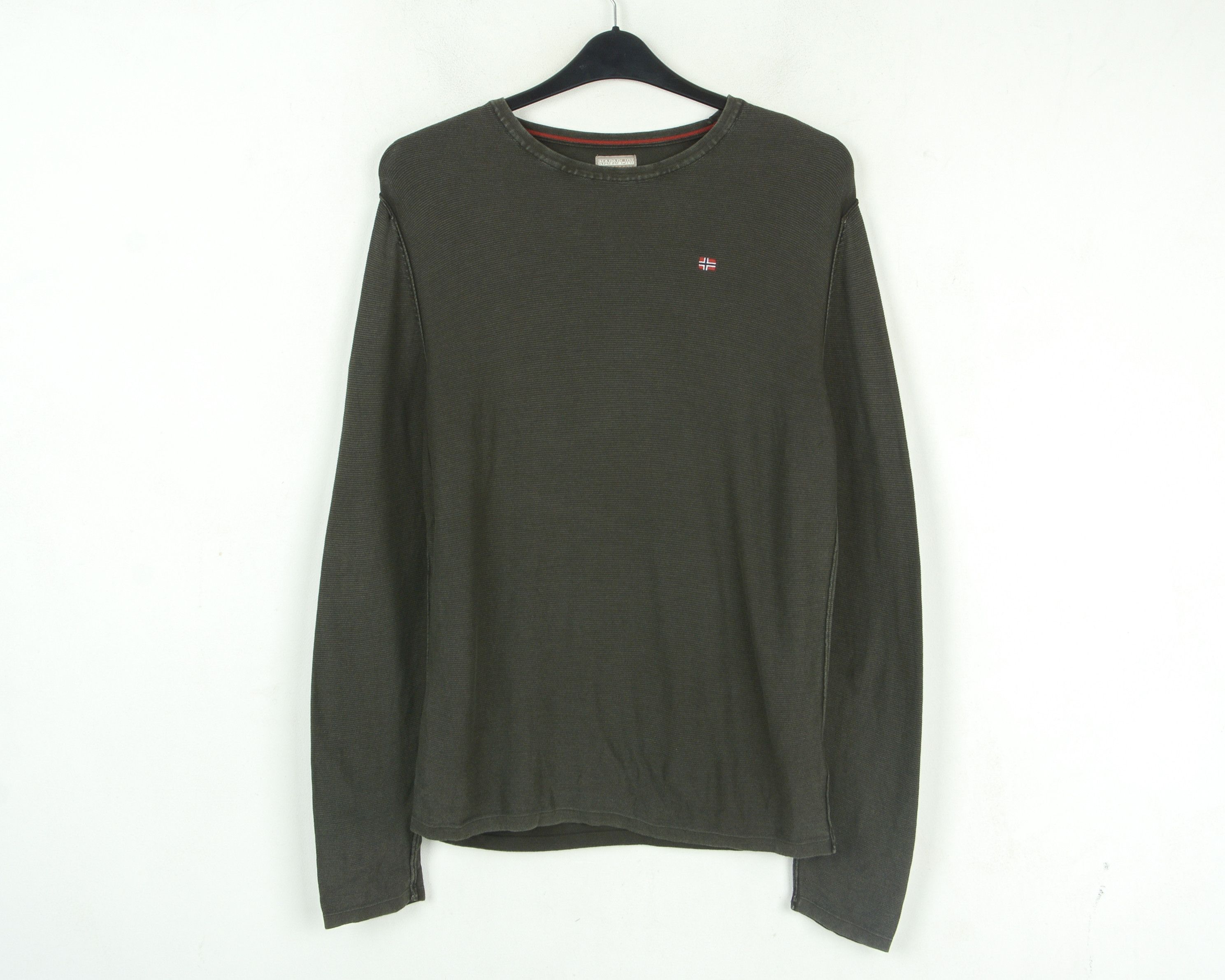Napapijri Men's Jumper Pullover M Sweater Knit Crew Neck Sweatshirt Size US M / EU 48-50 / 2 - 1 Thumbnail
