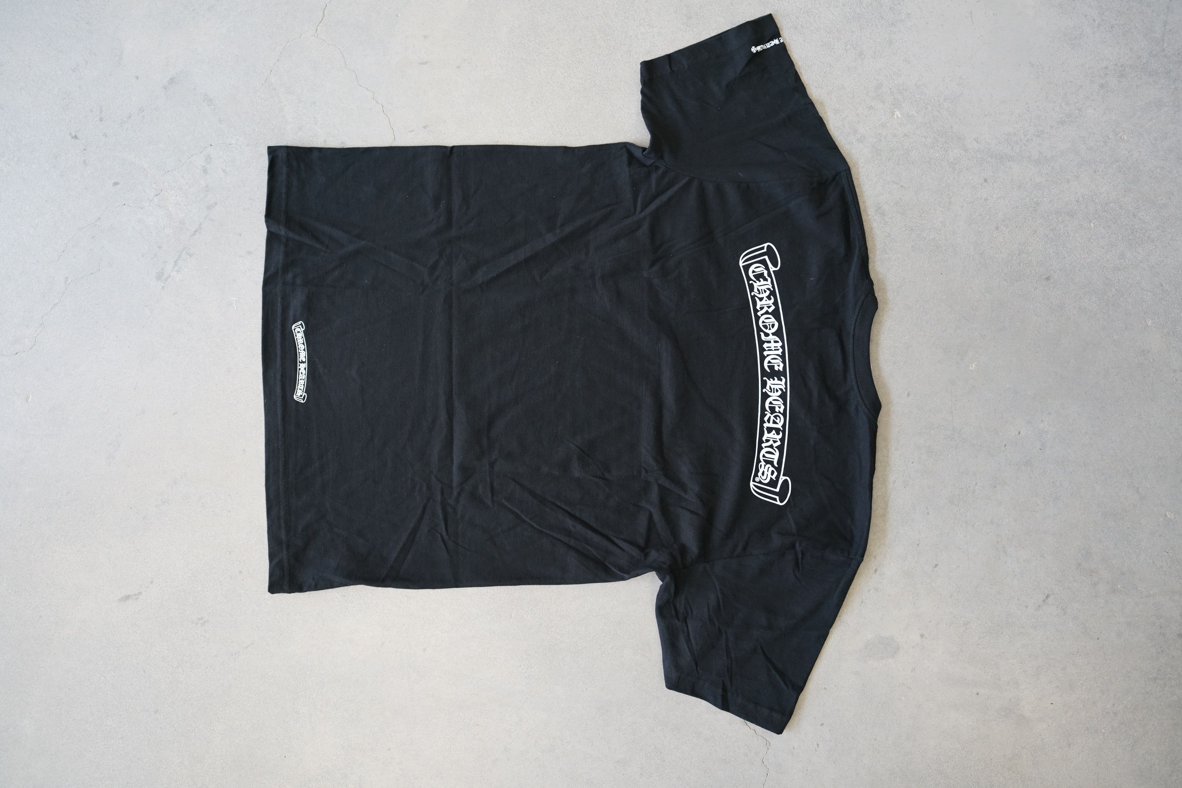 Chrome Hearts Scroll Logo Tee - L