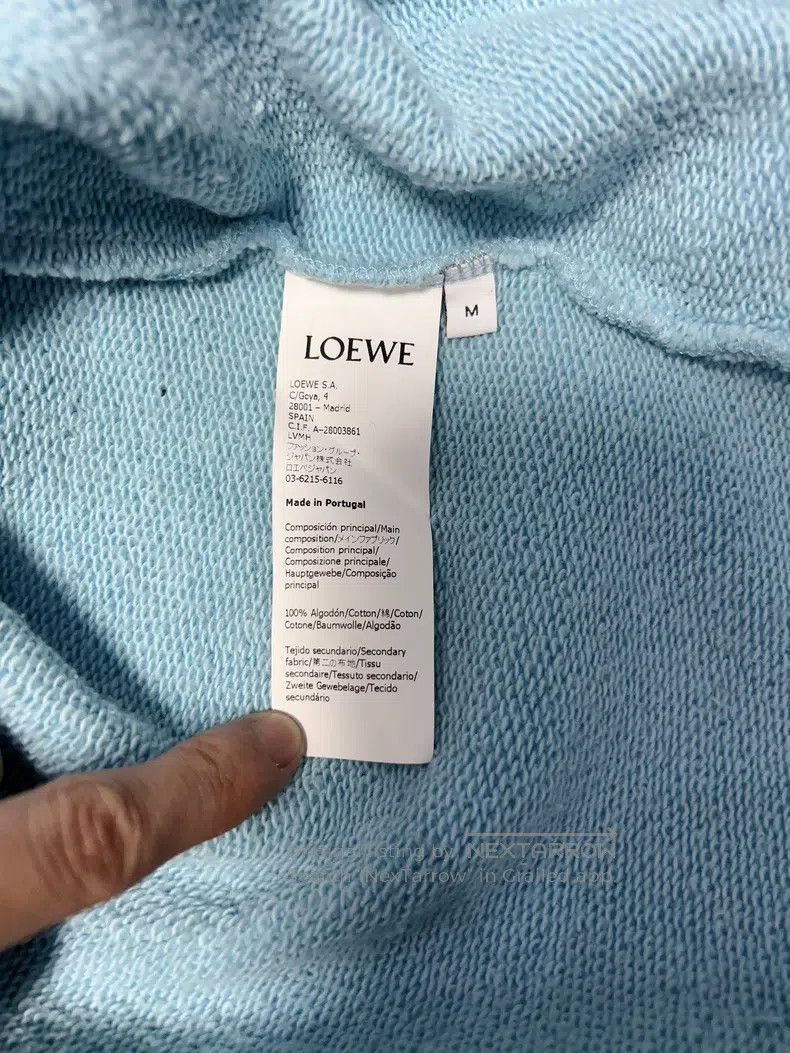 Loewe LOEWE Letter Big Goose Sweatshirt for Men Size US M / EU 48-50 / 2 - 8 Thumbnail