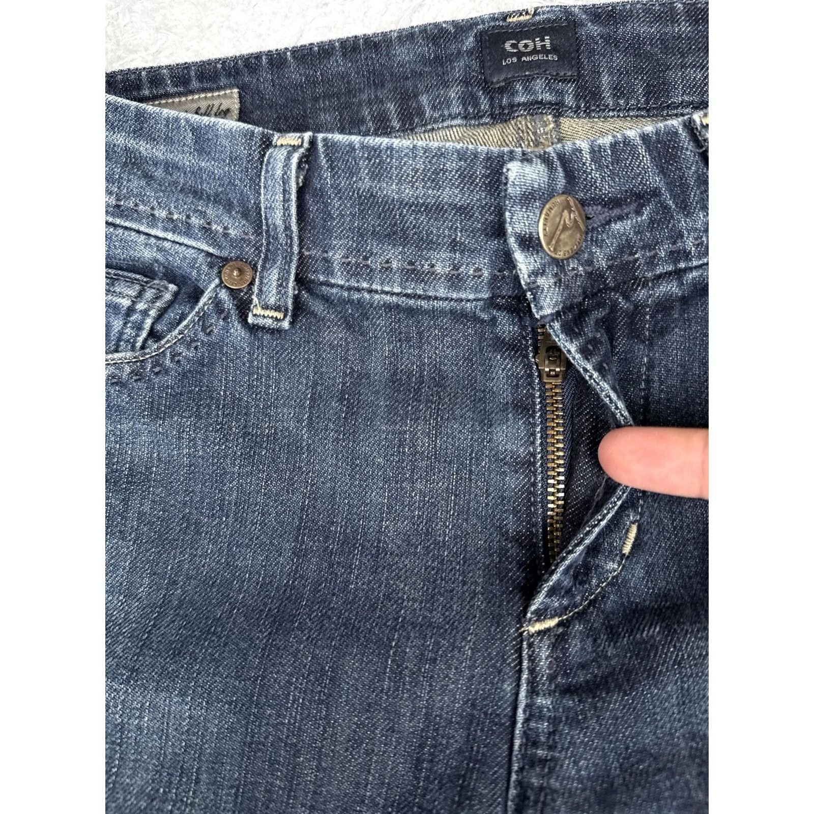 Citizens Of Humanity Citizens of Humanity Jeans Flared Womens 28 Regular Blue Medium Wash Low Rise Stretch 5-Pocket Denim Modern Vintage? Size 28" / US 6 / IT 42 - 5 Thumbnail