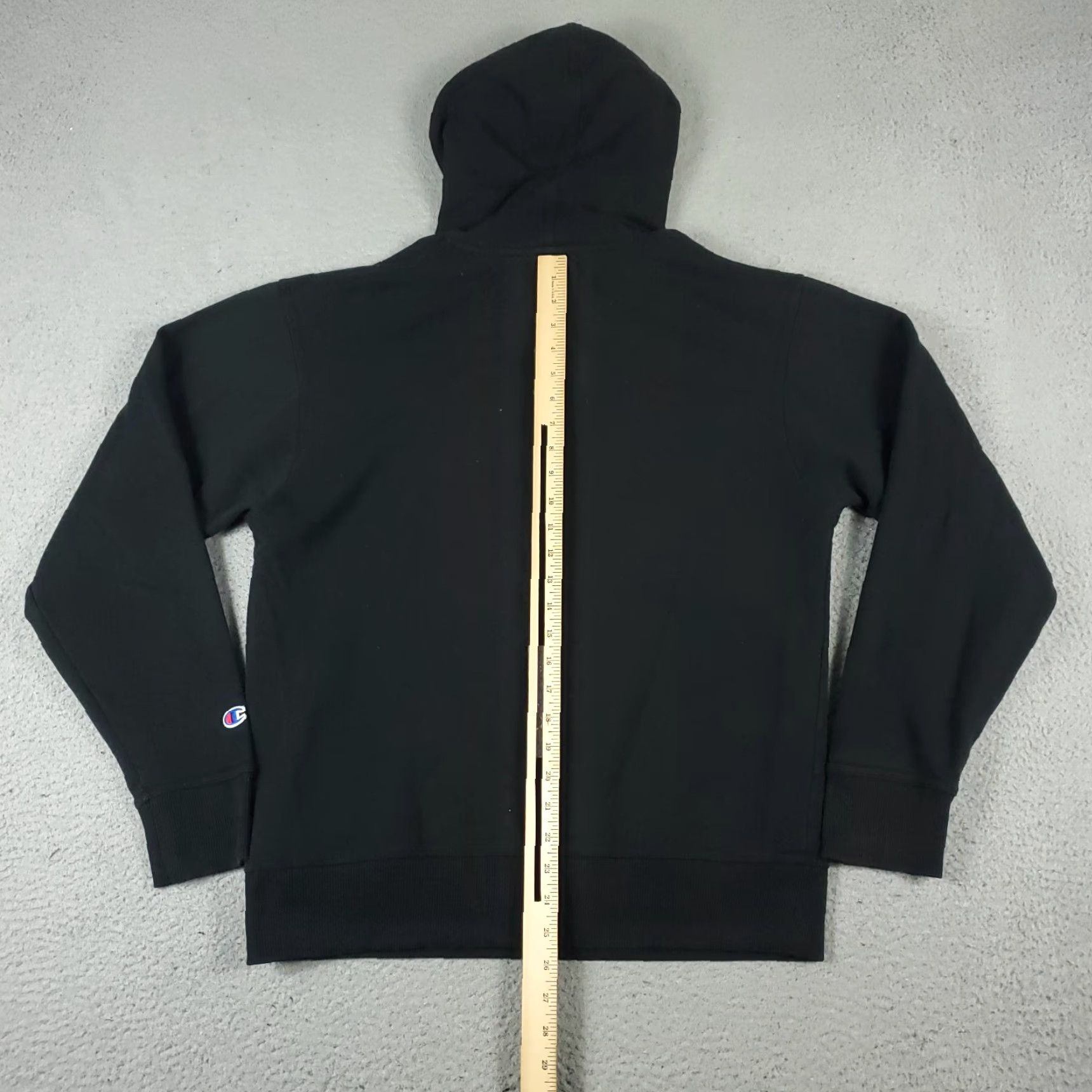 Champion VINTAGE Champion Hoodie Pullover Mens Medium Black Casual Sweater Sweatshirt Fall Winter Outdoor Sports Size US M / EU 48-50 / 2 - 6 Thumbnail