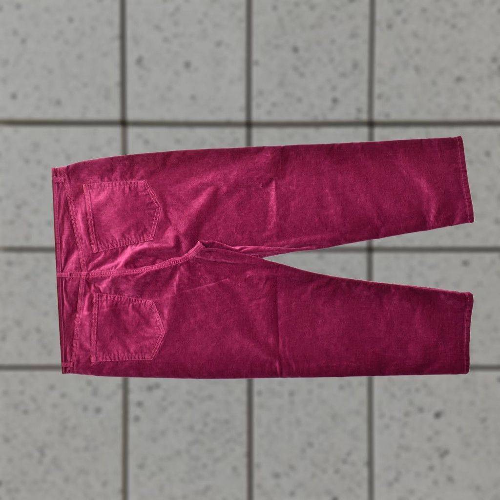 Loft LOFT Outlet Slim Straight Corduroy Pants Women's Size 16 Burgundy Mid Rise Pockets Casual Dress Pants Fashion Pants Womens Fall Winter Spring New Size 38" / US 16 / IT 52 - 1 Thumbnail