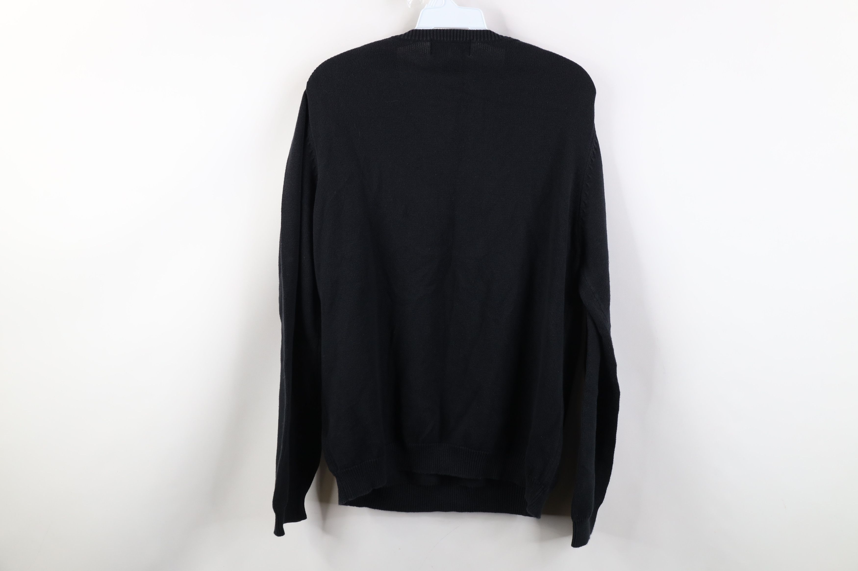 Eddie Bauer Vintage 90s Eddie Bauer Knit V-Neck Sweater Black Japan Size US M / EU 48-50 / 2 - 8 Thumbnail