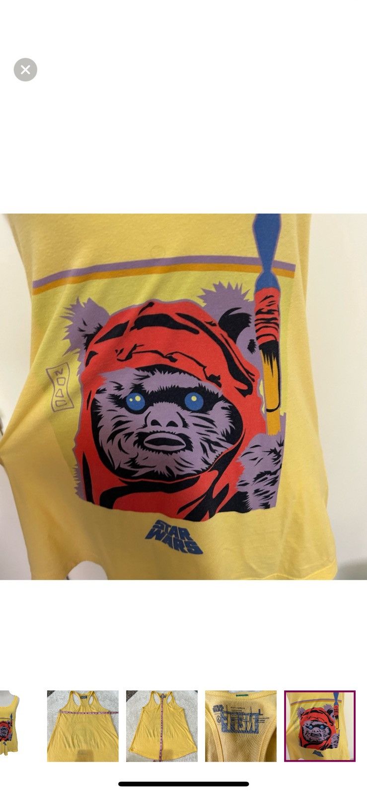 NEFF Neff Star Wars large Ewoks tank top Size L / US 10 / IT 46 - 4 Thumbnail