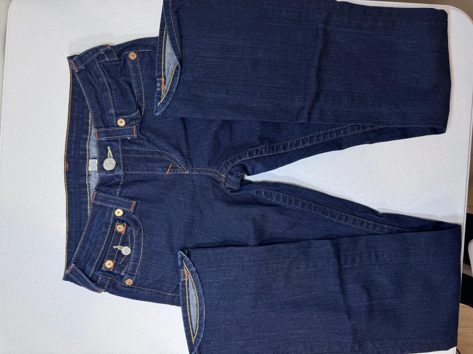 True Religion True Religion Women's Bootcut Jeans - Dark Wash size 27 Size 27" / US 4 / IT 40 - 2 Thumbnail