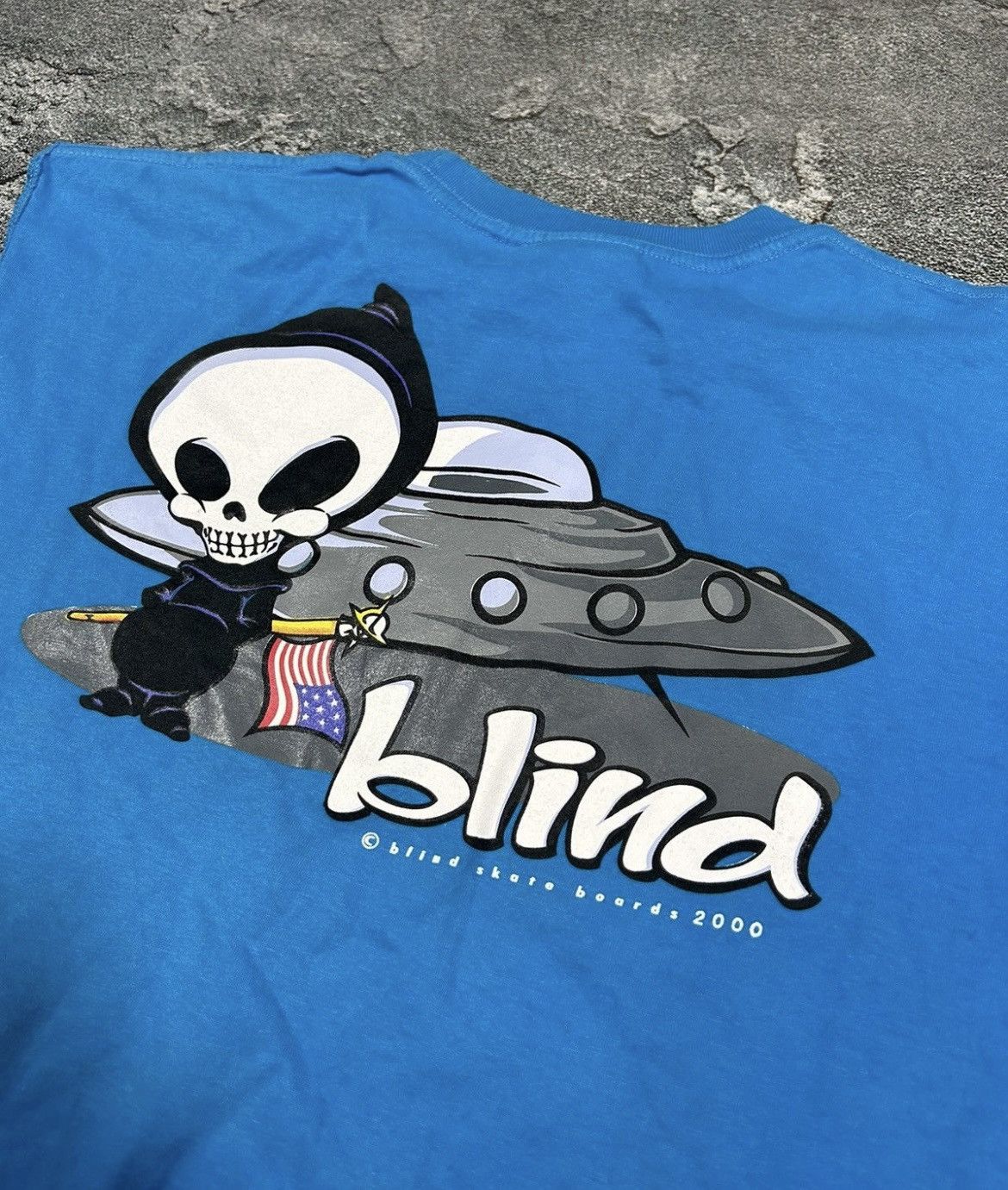 Shorty's Skateboards × Vintage Vintage 2000 Blind Skateboards Alien Tank Top Tee Size US L / EU 52-54 / 3 - 4 Thumbnail