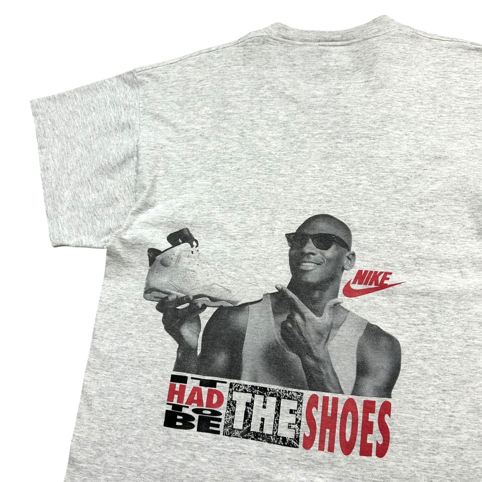 Nike VTG 90s ITS GOTTA BE THE SHOES T-SHIRT JORDAN SPIKE LEE XL Size US XL / EU 56 / 4 - 3 Thumbnail