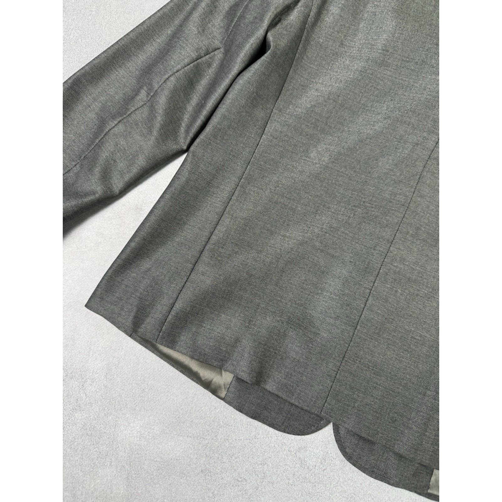 Max Mara Max Mara Women Blazer Jacket Grey IT 42; US 8 Wool/Silk Size M / US 6-8 / IT 42-44 - 21 Thumbnail