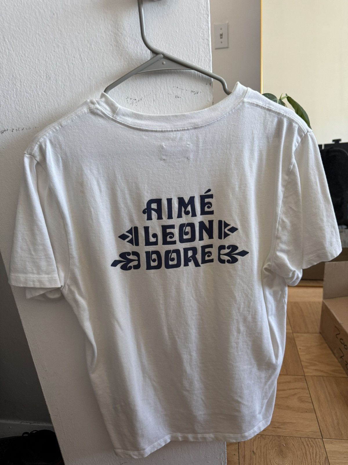 Aime Leon Dore Aime Leon Dore Logo White Shirt Sleeve Tee Size US S / EU 44-46 / 1 - 2 Thumbnail