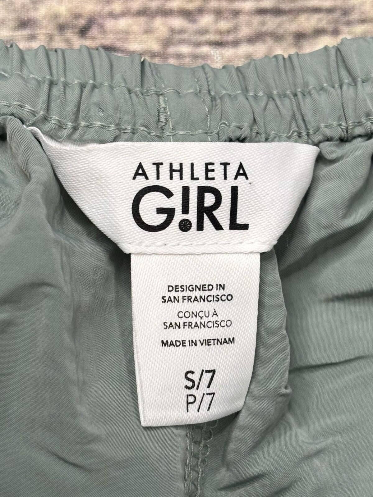 Other Athleta Girl Pants Girls Small 7 Woven Wide Leg Cargo Nylon Size ONE SIZE - 2 Thumbnail