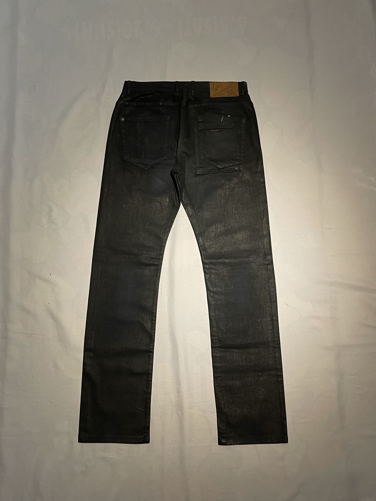 Designer × Kenzo × Vintage Vintage KENZO JEANS Denim Distressed Super Black Size US 32 / EU 48 - 2 Thumbnail