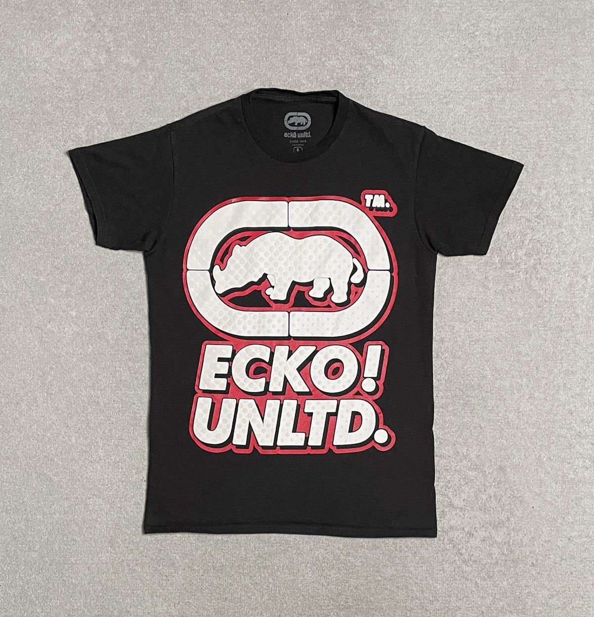 Ecko Unltd. Vintage Washed Black T-Shirt Tee Ecko Rap Drip Swag Hip-Hop Size US S / EU 44-46 / 1 - 1 Thumbnail