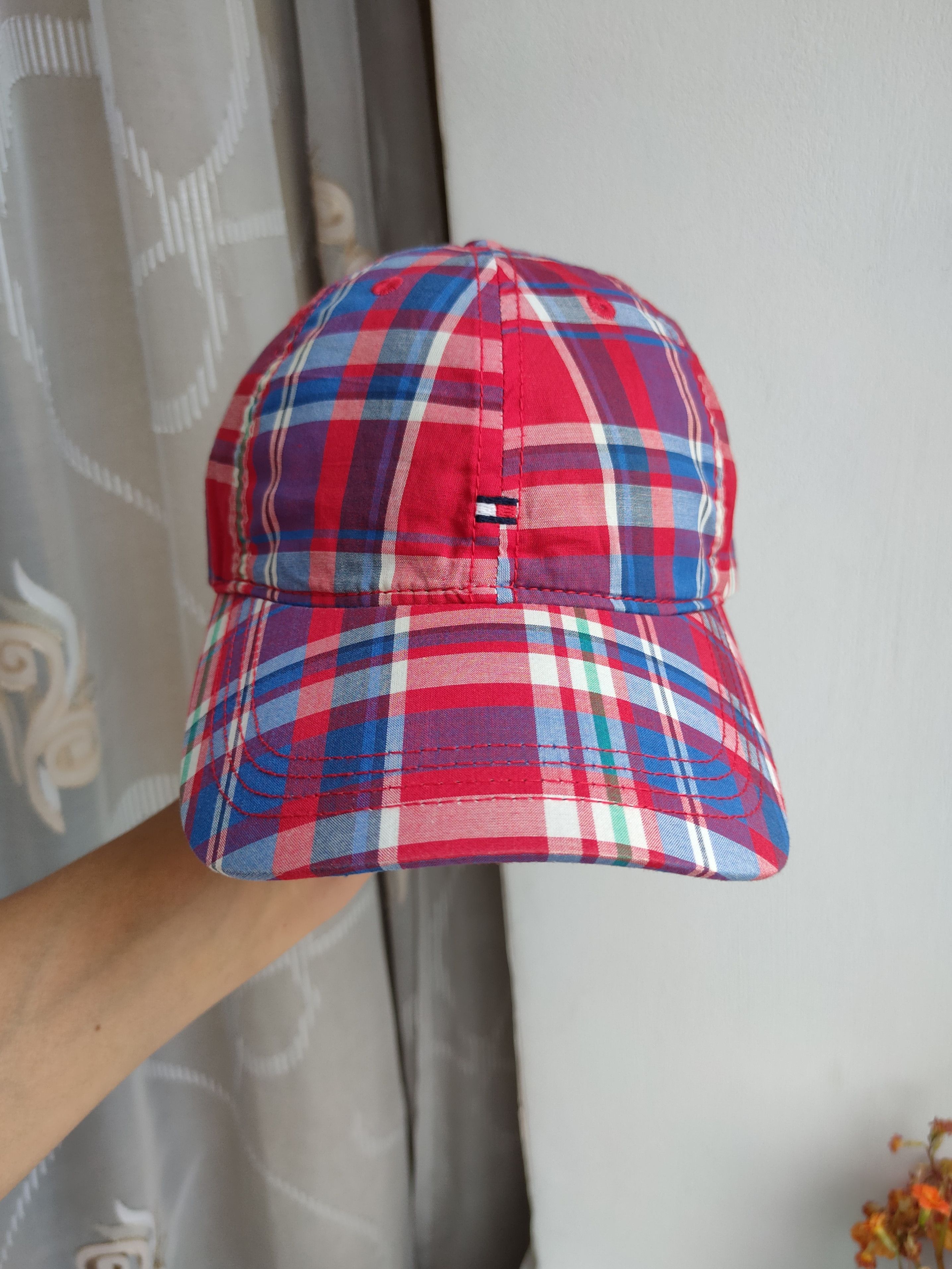 Tommy Hilfiger Tommy Hilfiger Checered Cap Unisex Tommy Hilfiger Cap Size ONE SIZE - 11 Thumbnail