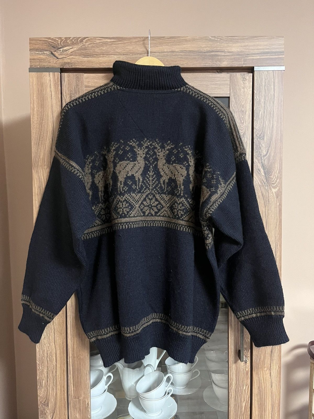 Dale Of Norway Dale Of Norway Vintage Sport Wool 1/4 Zip Sweater Dog Hunt Size US L / EU 52-54 / 3 - 11 Thumbnail