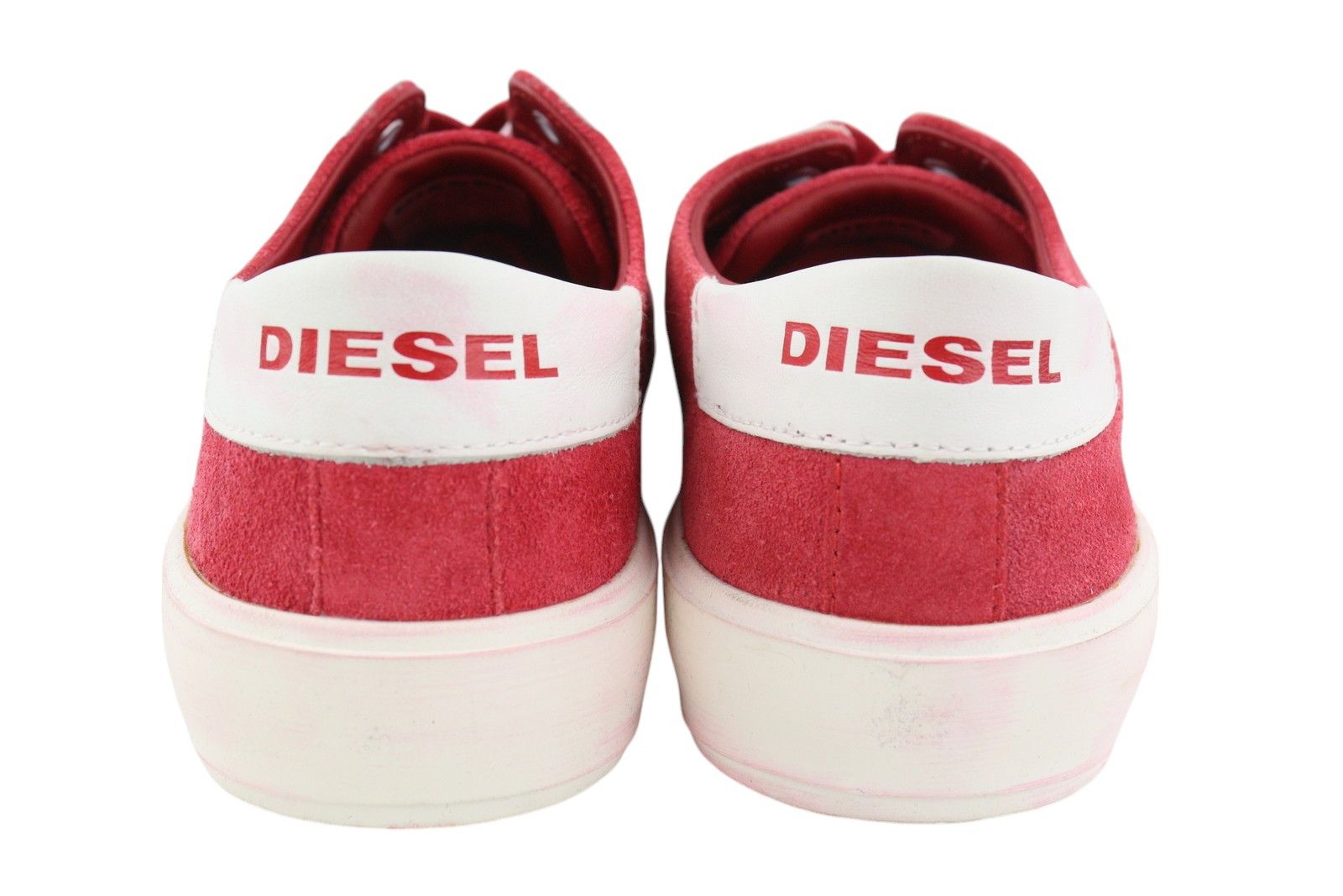 Diesel S-MYDORI LC EU42 Red Suede Leather 41524 Size US 9 / EU 42 - 6 Thumbnail