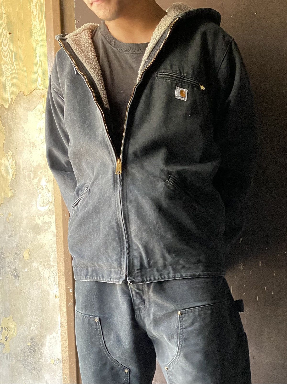 Carhartt SOLD OUT Carhartt Women Jacket sherpa lined WJ141 BLK Size US XL / EU 56 / 4 - 1 Thumbnail