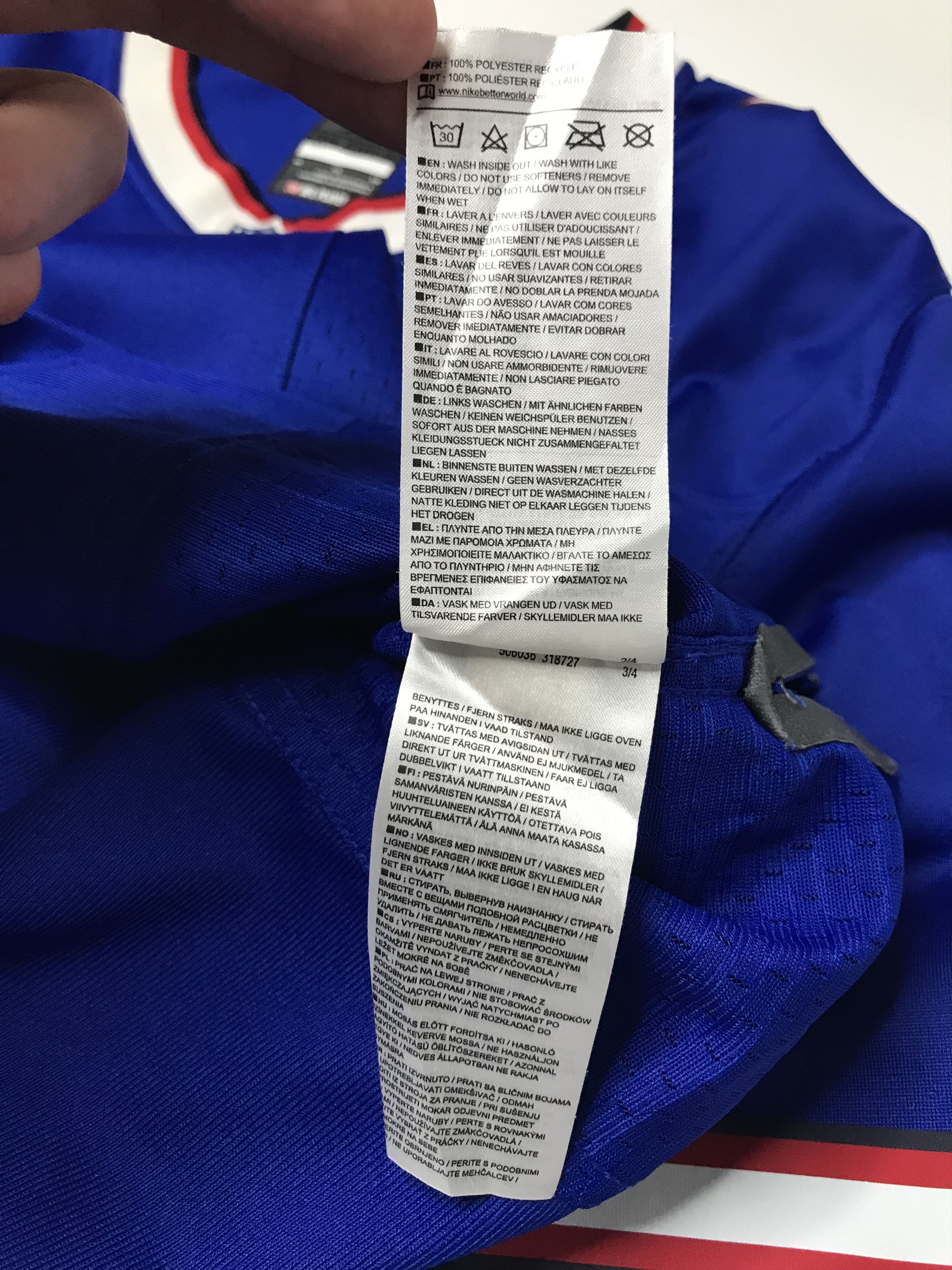 Nike Buffalo Bills Tyrod Taylor Royal Vapor Untouchable Limited Size US L / EU 52-54 / 3 - 10 Thumbnail