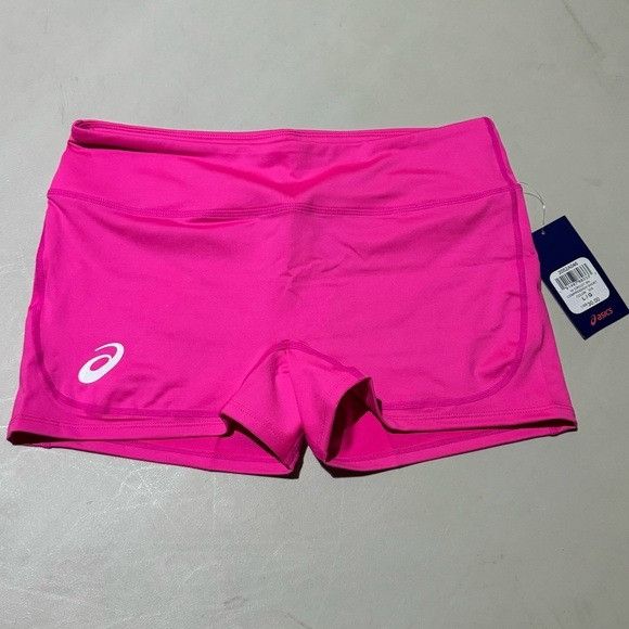 Asics NWT ASICS WOMEN’S 3IN COMPRESSION PINK SHORTS SZ LARGE L Size 28" / US 6 / IT 42 - 1 Thumbnail