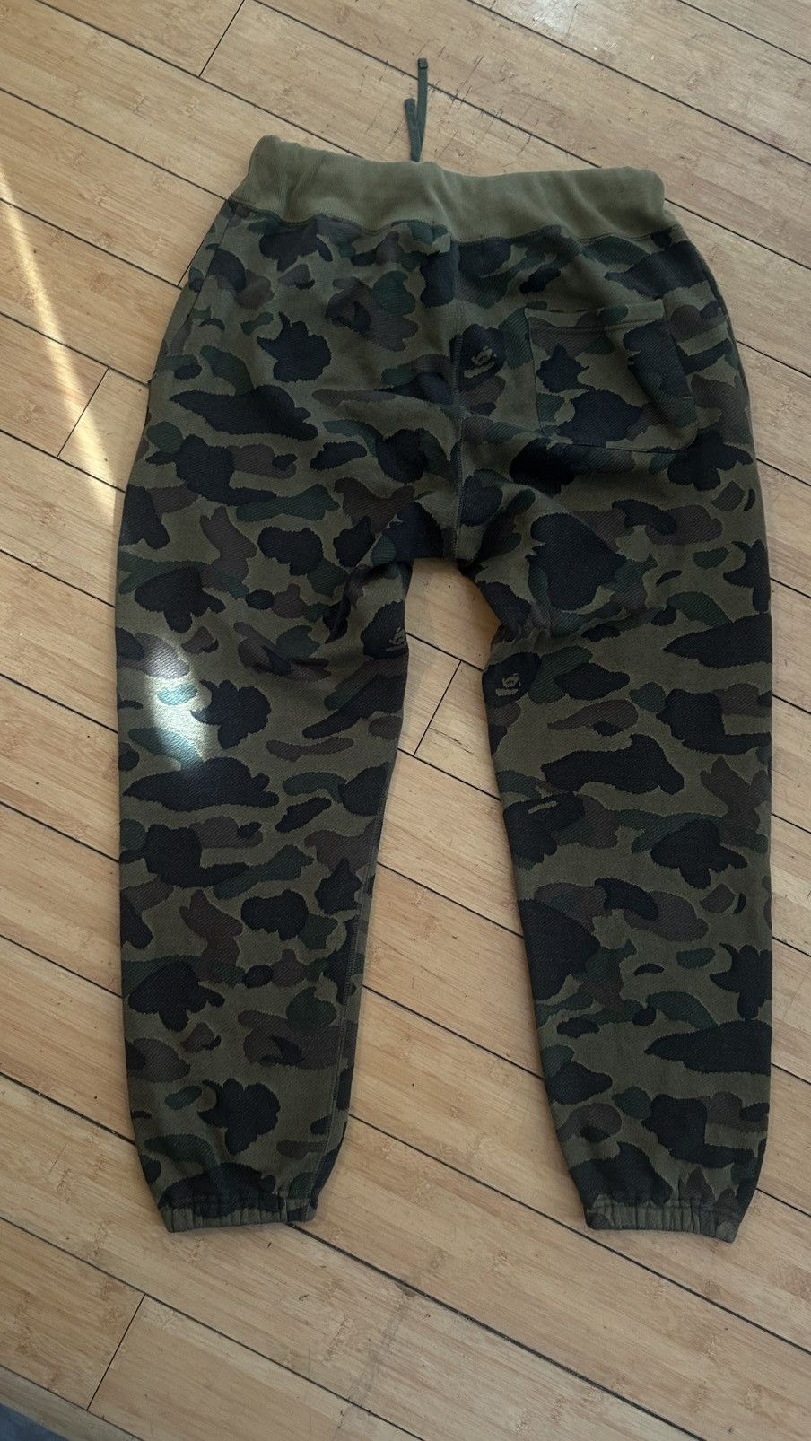 Bape 1st Camo Jacquard Sweat Pants Size US 30 / EU 46 - 2 Thumbnail