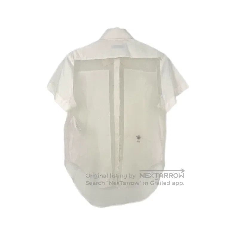 Dior Dior White embroidered bee stitching design short-sleeved Size XXS / US 00 / IT 34 - 2 Thumbnail