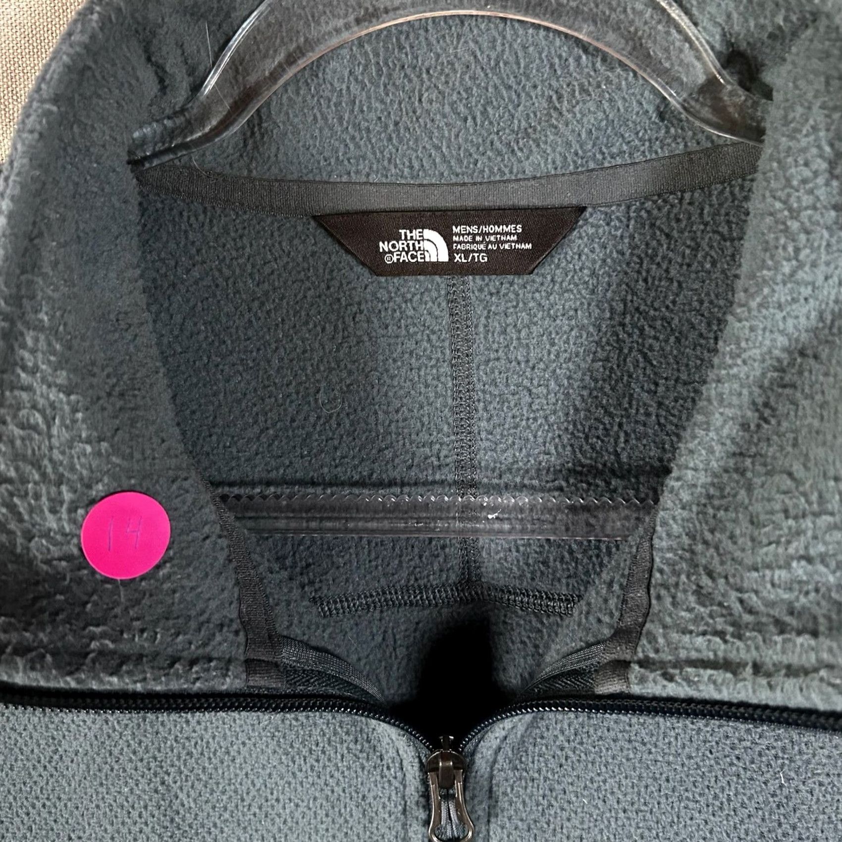 The North Face VINTAGE? No. The North Face Mens XL Blue Waffle Grid Full Zip Fleece Jacket Mock Neck Hiking Size US XL / EU 56 / 4 - 2 Thumbnail