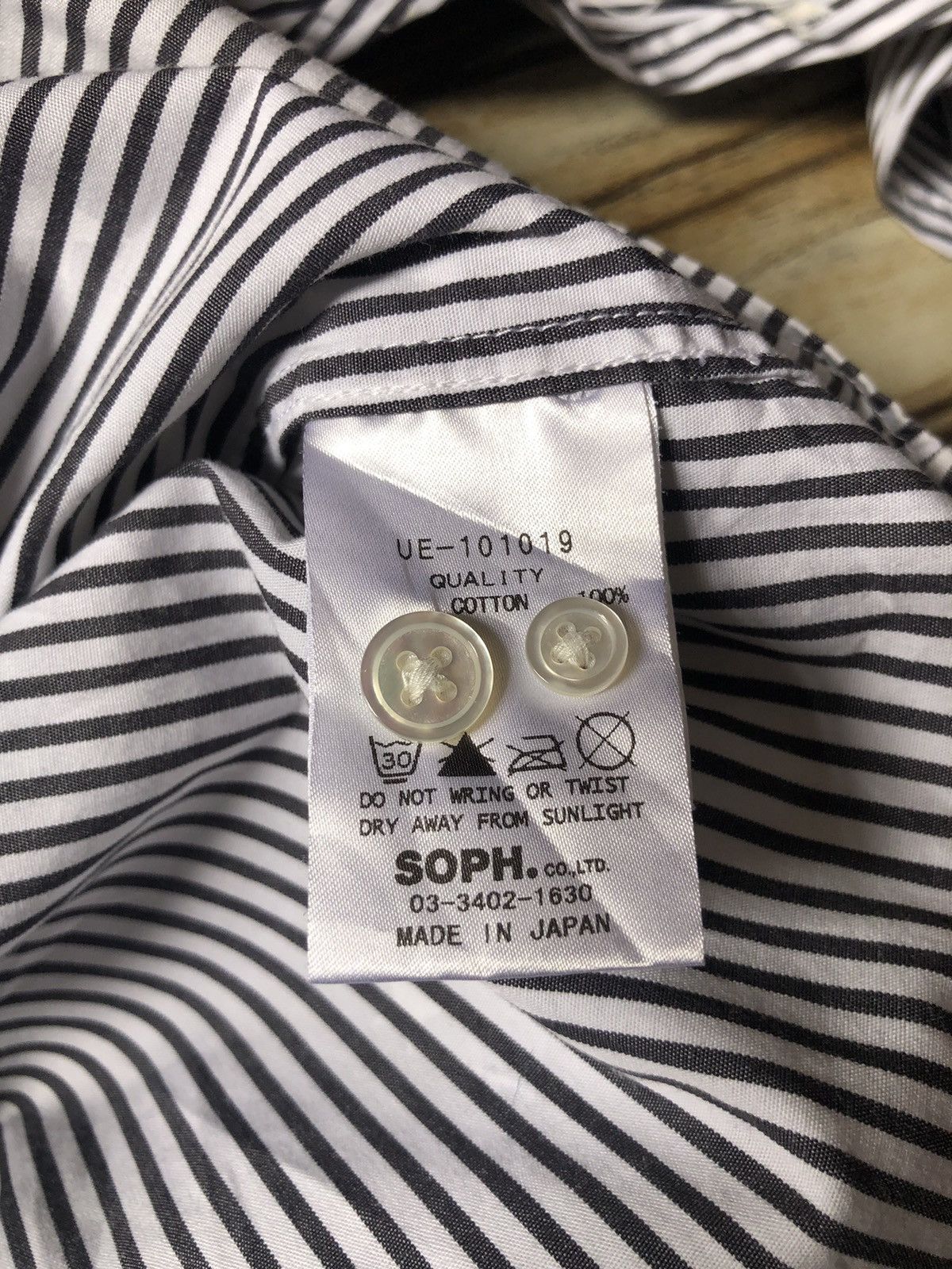 Sophnet. B/D shirt striped star logo printed Size US M / EU 48-50 / 2 - 7 Thumbnail