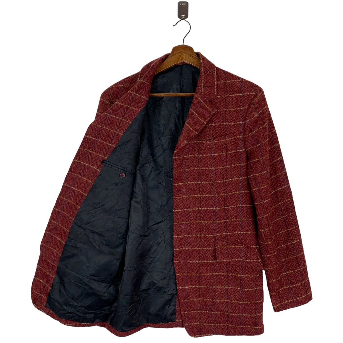 Tete Homme VINTAGE TETE HOMME ISSEY MIYAKE WOOL COAT Size L / US 10 / IT 46 - 7 Thumbnail