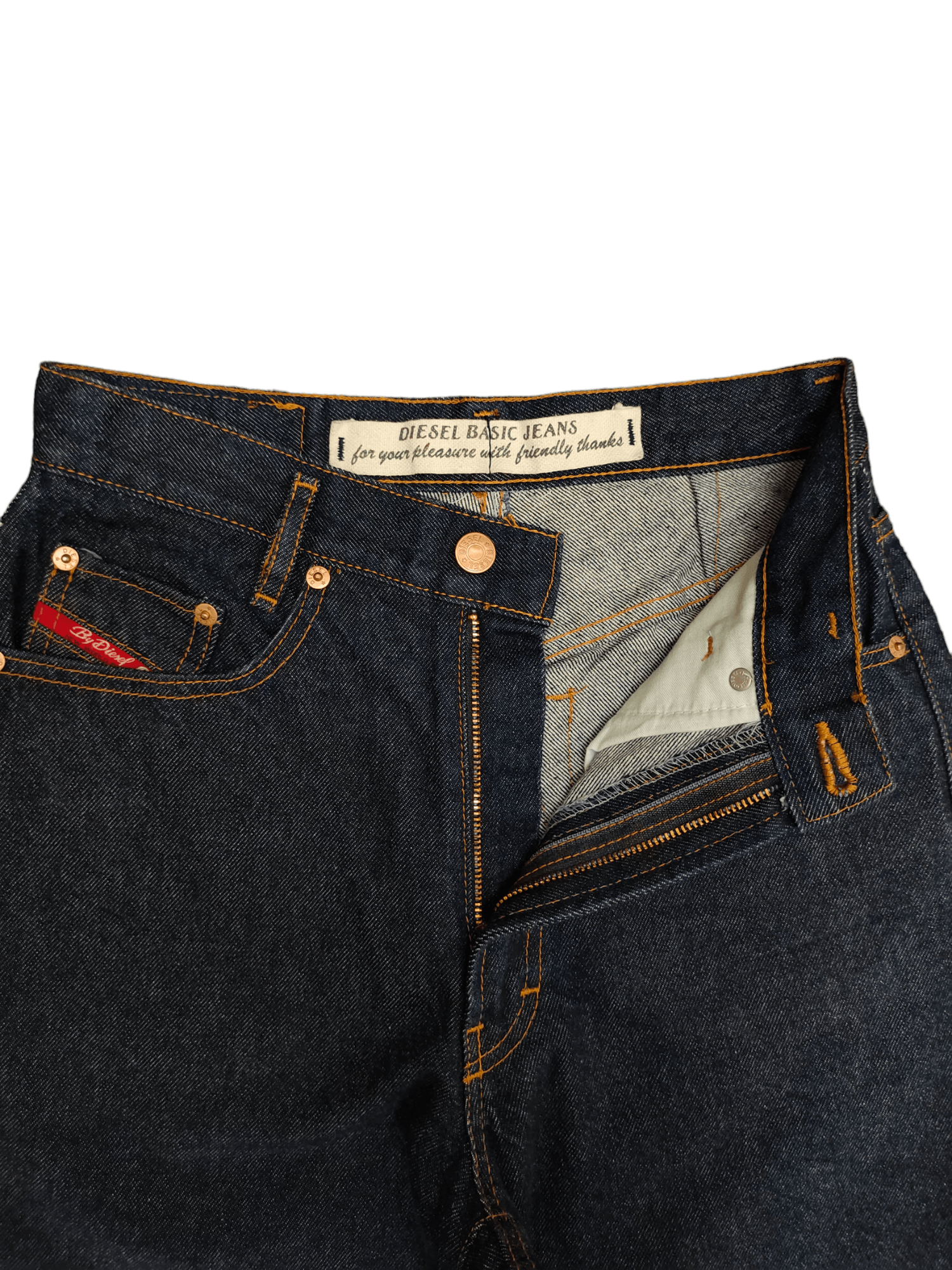 Diesel Vintage Diesel Denim Jeans High Rise Y2k Streetwear Size US 27 - 15 Thumbnail