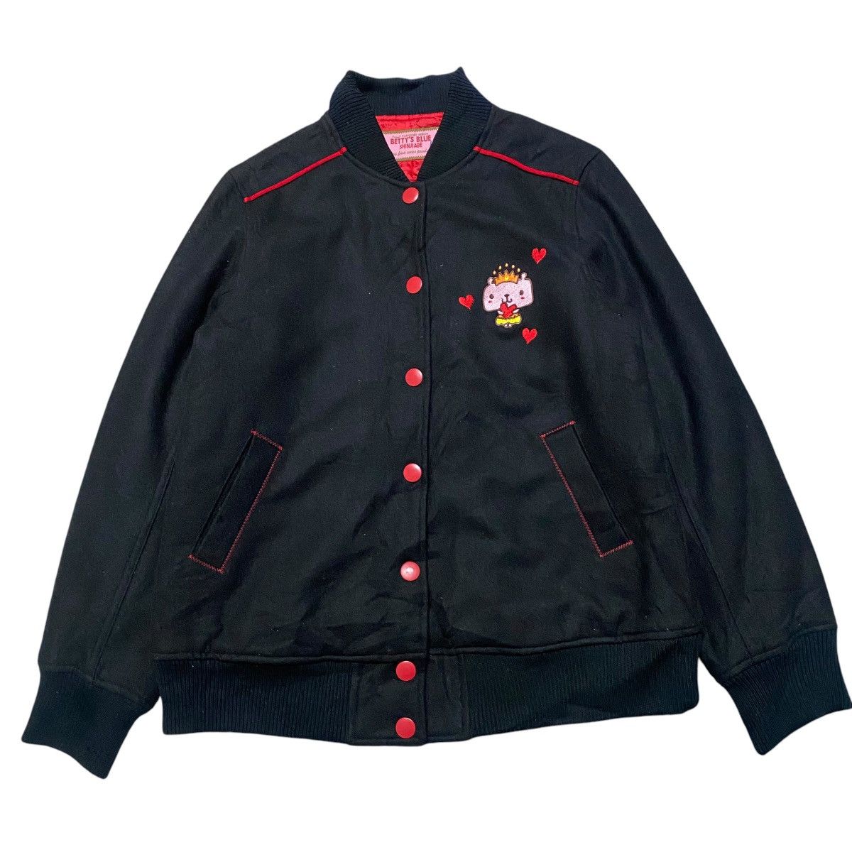 Hysteric Glamour SHINJI ABE Betty's Blue Varsity Wool Jacket Size M / US 6-8 / IT 42-44 - 2 Thumbnail