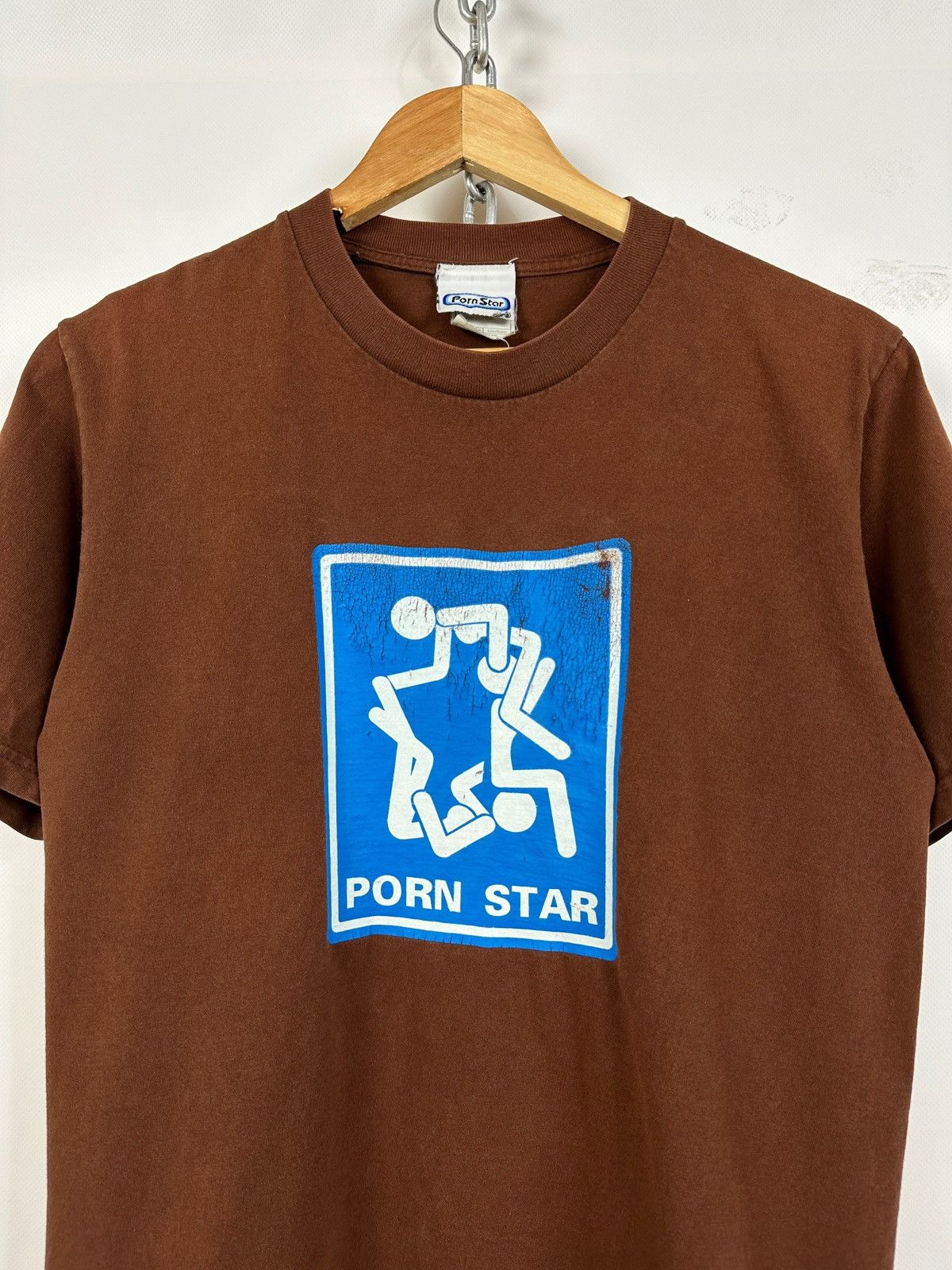 Vintage Vintage Pornstar Threesome 69 Brown T-Shirt | Grailed