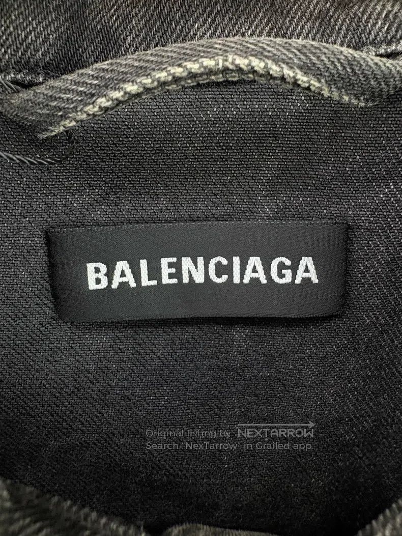 Balenciaga Balenciaga Mastercard Embroidered Logo Denim Jacket Size US S / EU 44-46 / 1 - 4 Thumbnail