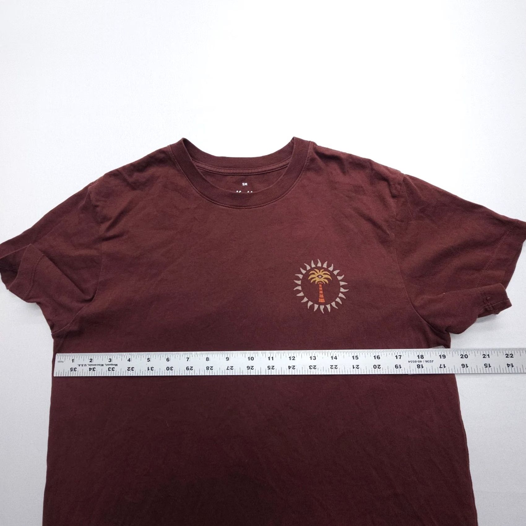 Katin Katin T Shirt Mens Small Red Graphic Tee Hawaiian Surf Coastal Organic Cotton Size US S / EU 44-46 / 1 - 7 Thumbnail