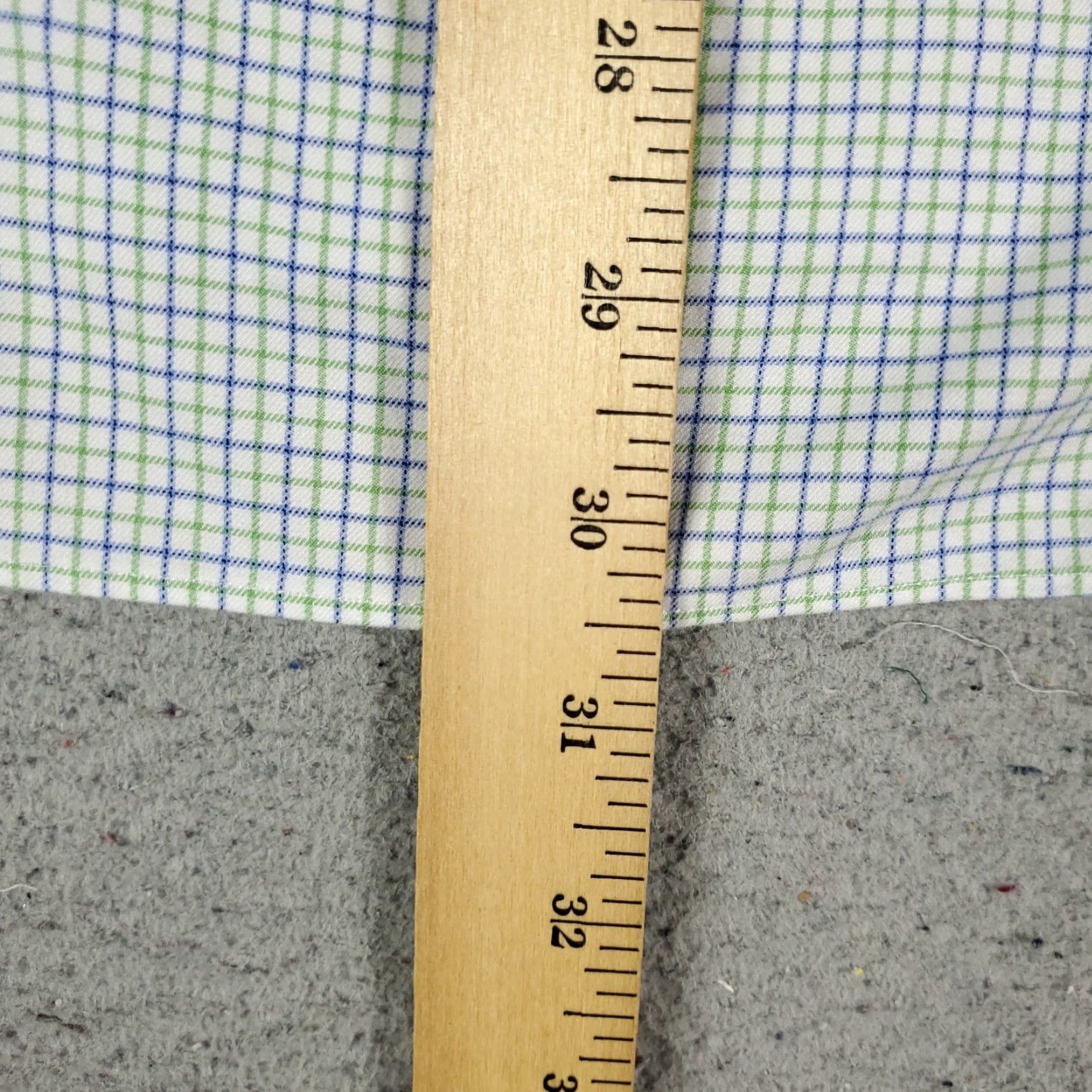 David Donahue David Donahue Shirt Mens Large Blue Green Check Casual Button Up Long Sleeve Size US L / EU 52-54 / 3 - 4 Thumbnail