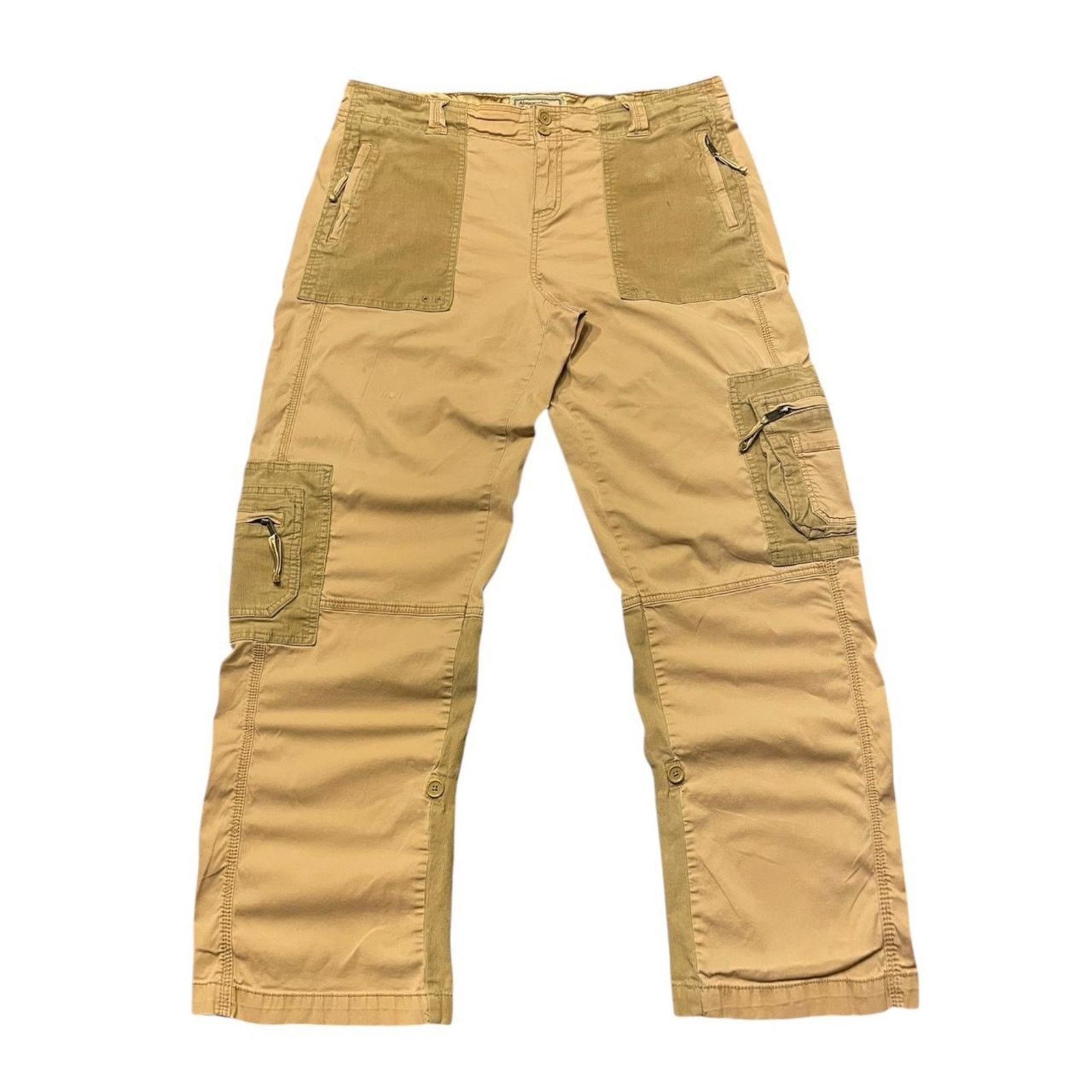 Abercrombie & Fitch VTG Y2K grunge utility Abercrombie & Fitch baggy cargo pants Size 32" / US 10 / IT 46 - 1 Thumbnail